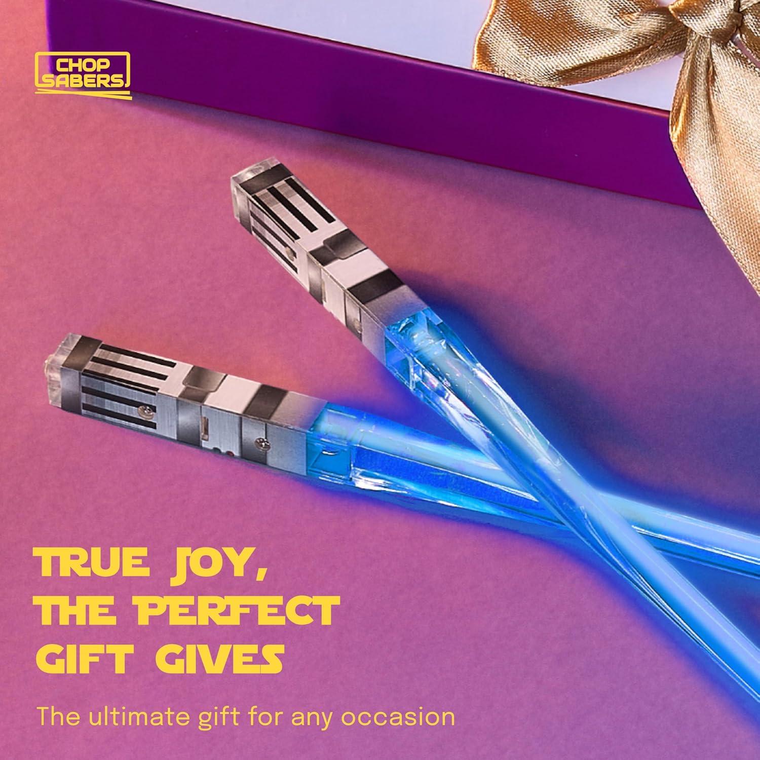 Palillos de Sable de Luz LED ChopSabers 26 cm 8 Modos Color