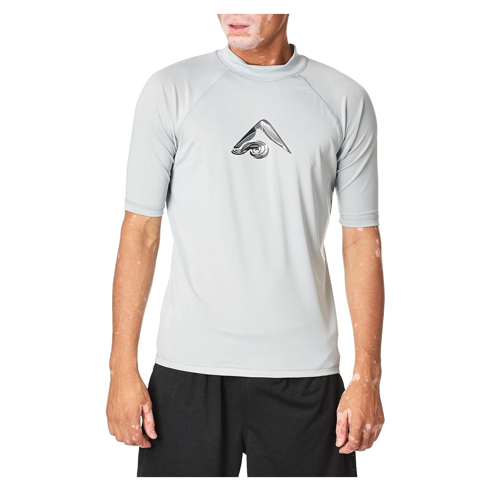 Camiseta Rash Kanu Surf Mercury UPF 50+ Hombre Gris M