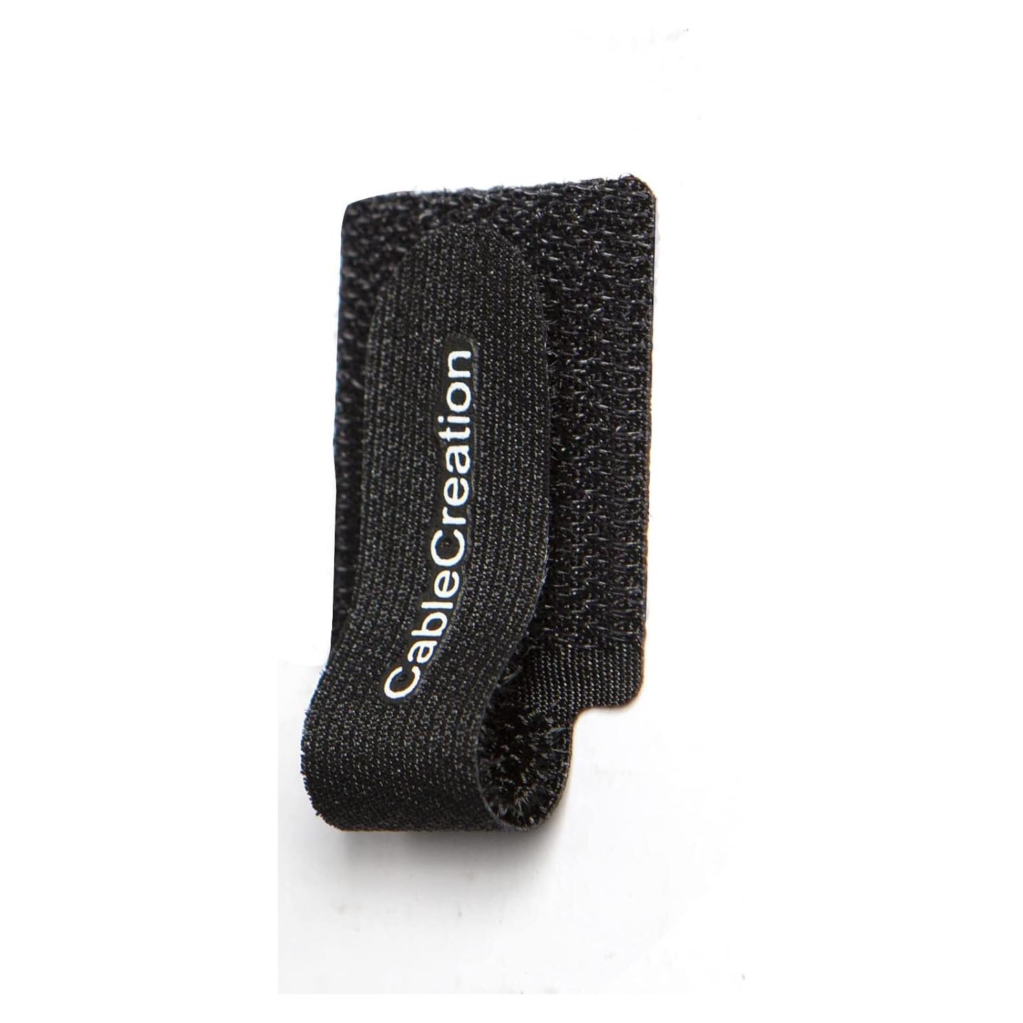 Sujetadores de Cables Autoadhesivos CableCreation 5PCS Nylon Negro