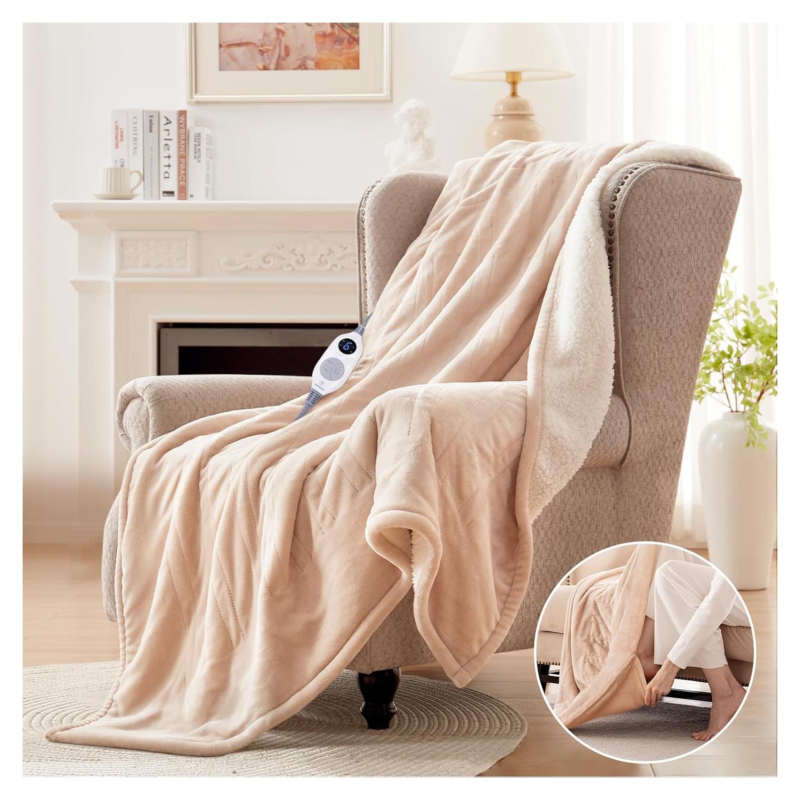 Manta Térmica Eléctrica Westinghouse 127x157.5 cm Beige