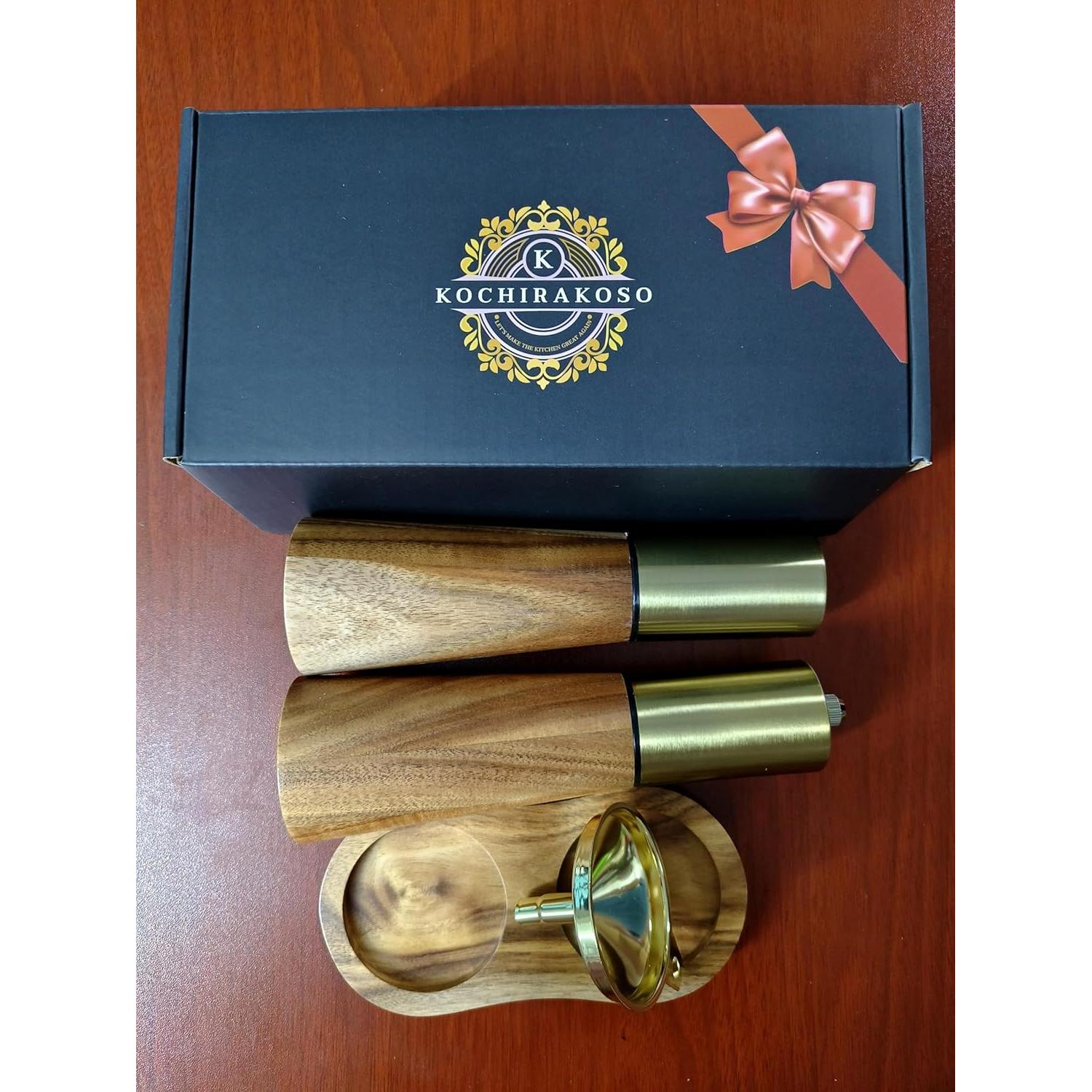 Juego de Molinillos de Sal y Pimienta KOCHIRAKOSO Manual 2 Pzs