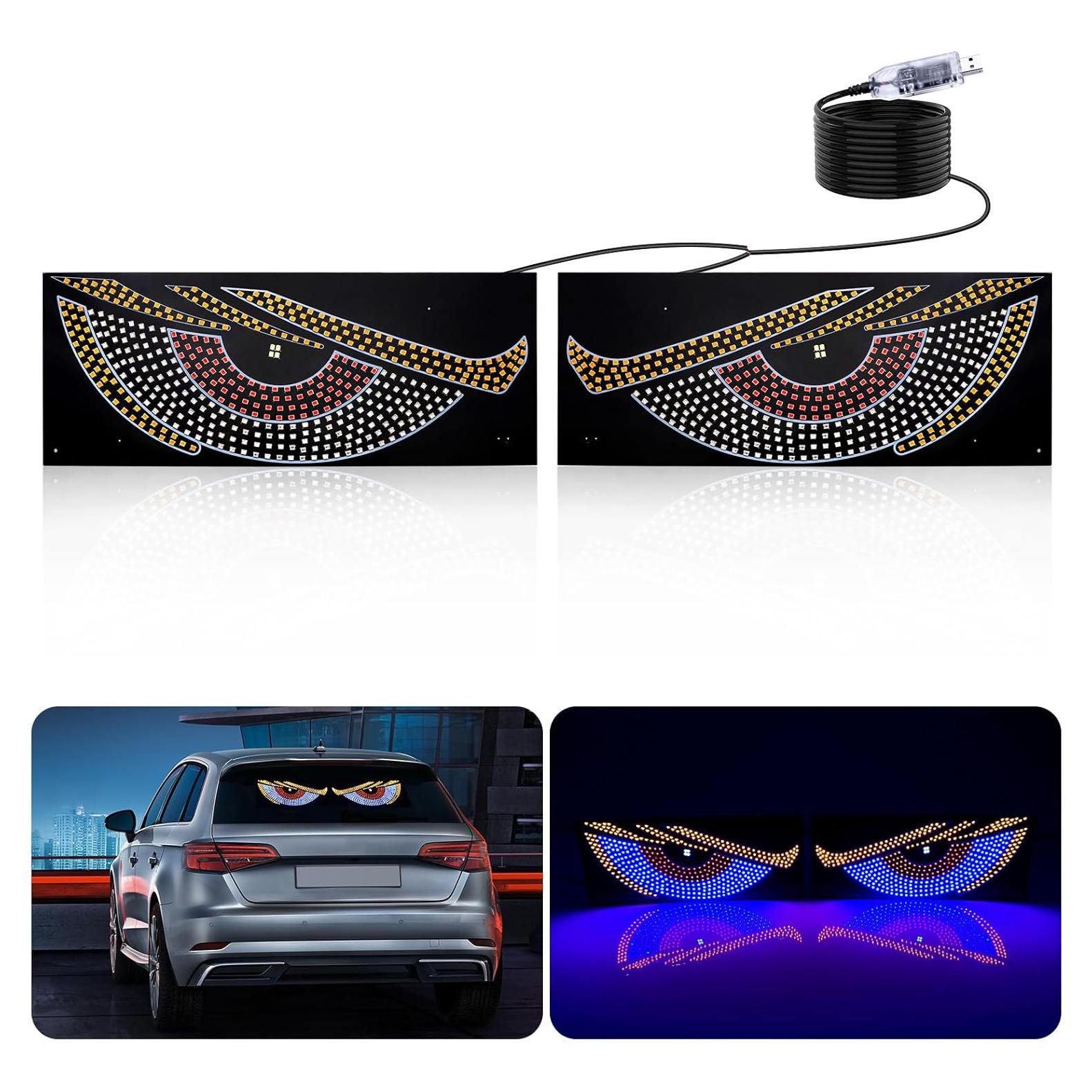 Luz LED Ojos del Diablo 1797 para Autos y Camiones 30x12cm