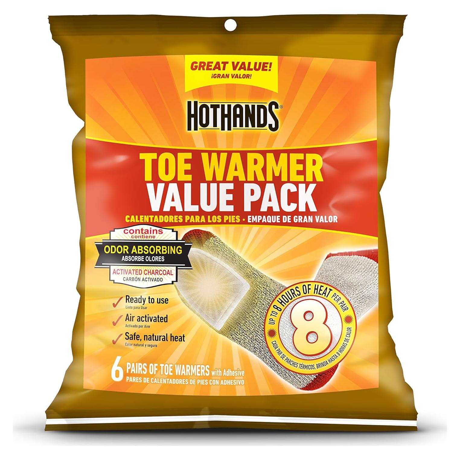 Calentadores de Dedos HotHands - 6 Pares de Calor Natural