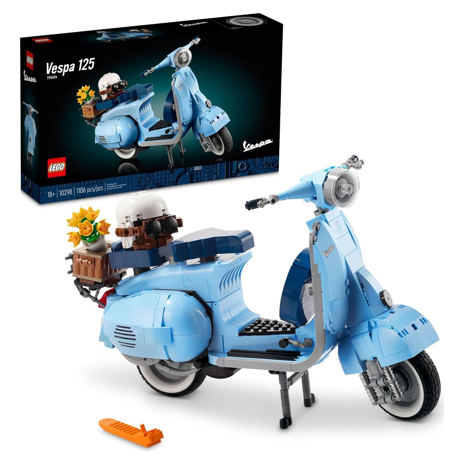LEGO Vespa 125 Modelo Construcción 1106 Piezas Azul