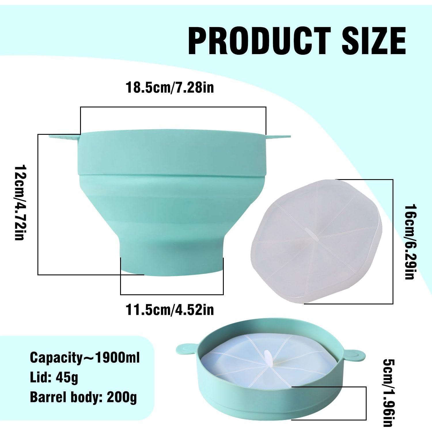 Fabricante de Palomitas de Silicona HATINXIA 2L Colapsable