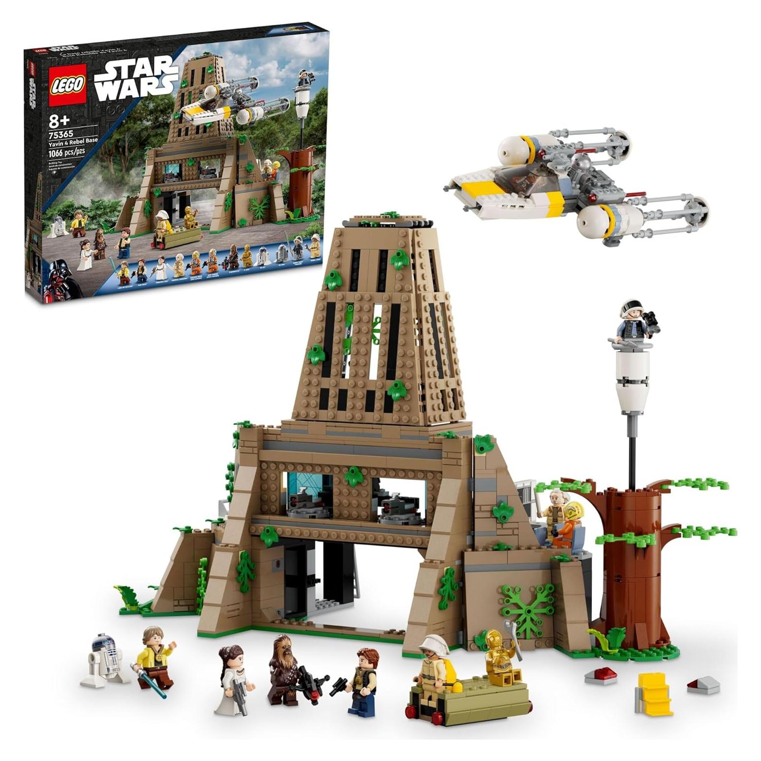 LEGO Star Wars Base Rebelde Yavin 4 75365 con 12 Figuras