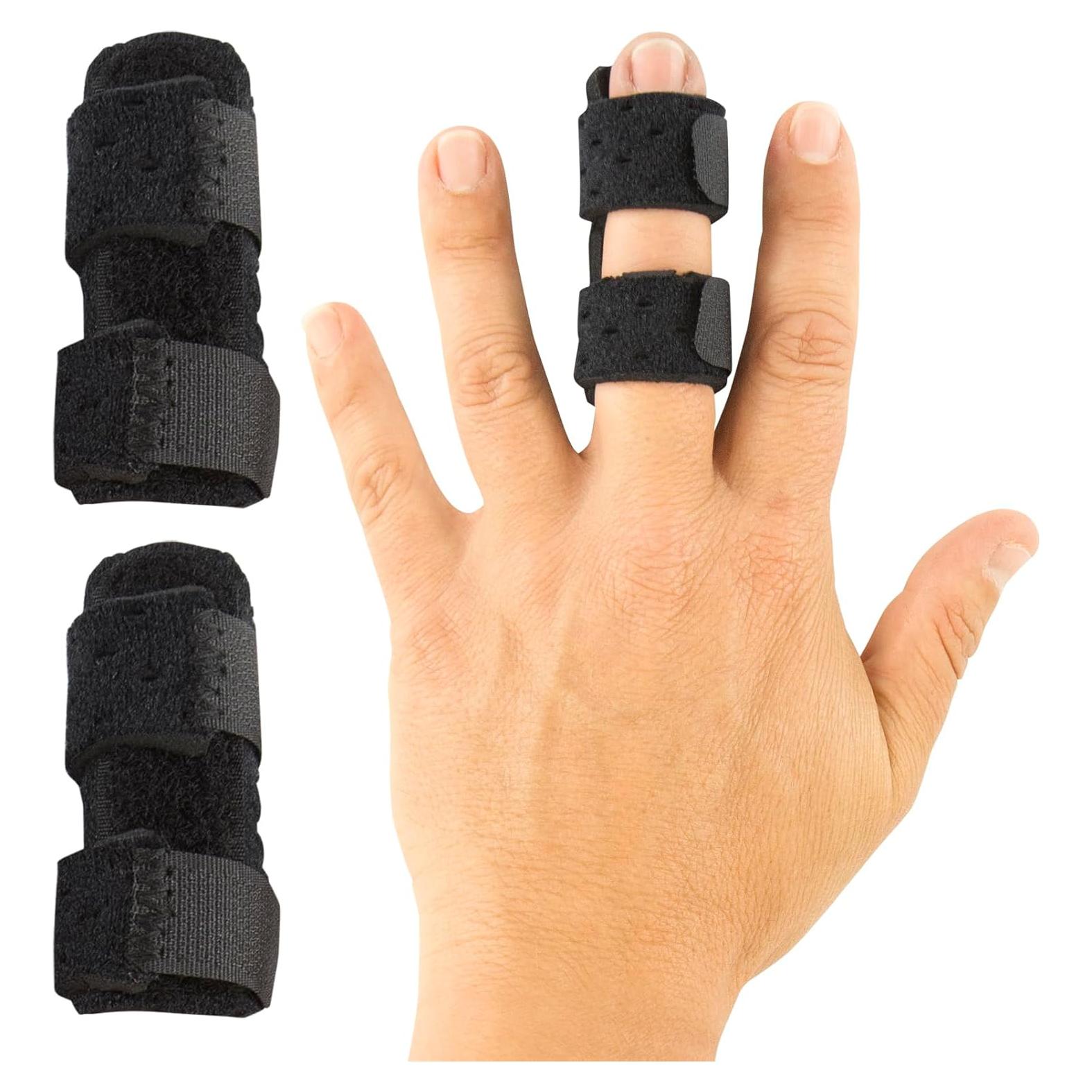 Férulas para Dedos Vive - Paquete de 2 - Alivio Artritis y Esguince