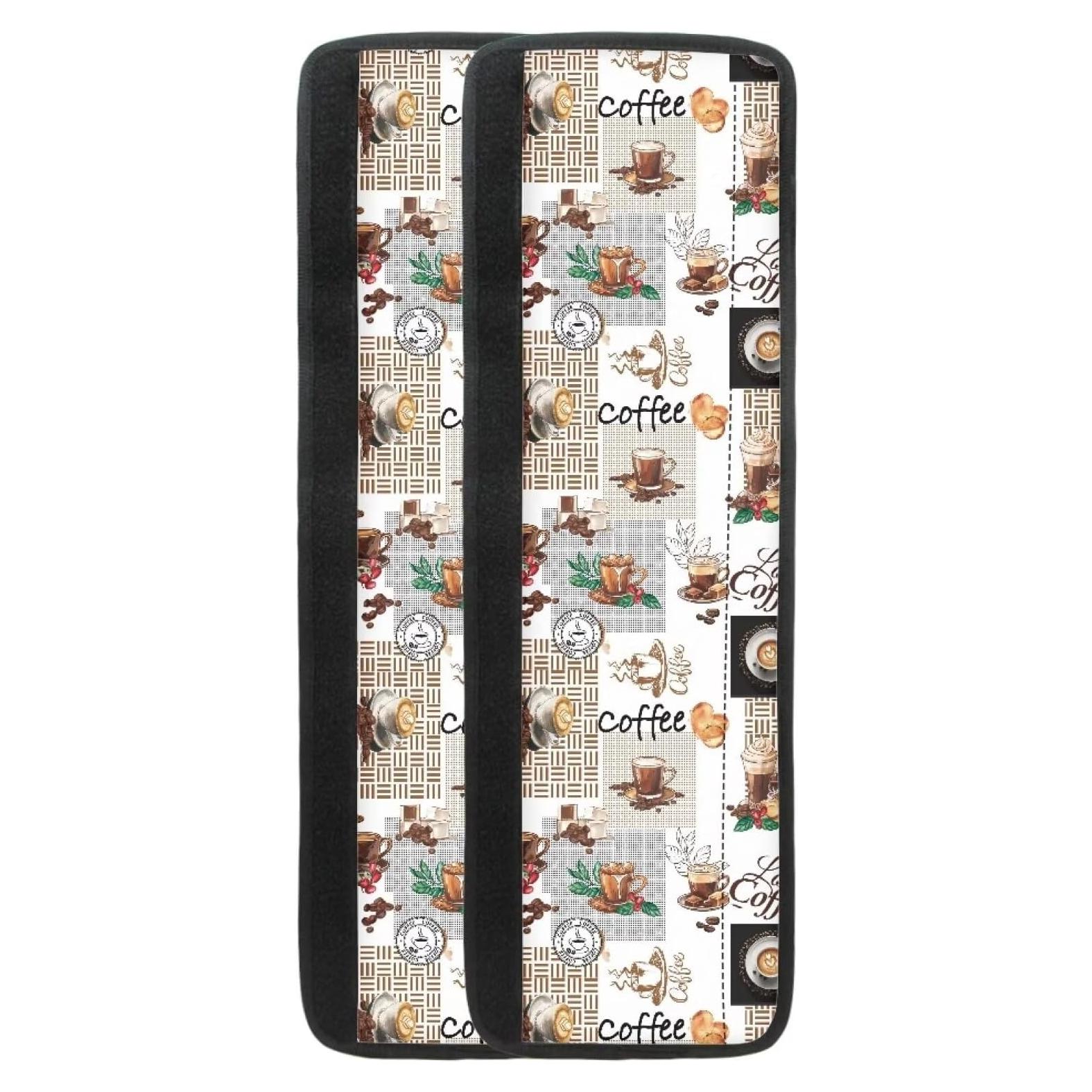 Cubiertas de Manijas de Puerta Refrigerador NETILGEN 2 Pcs Café Vintage