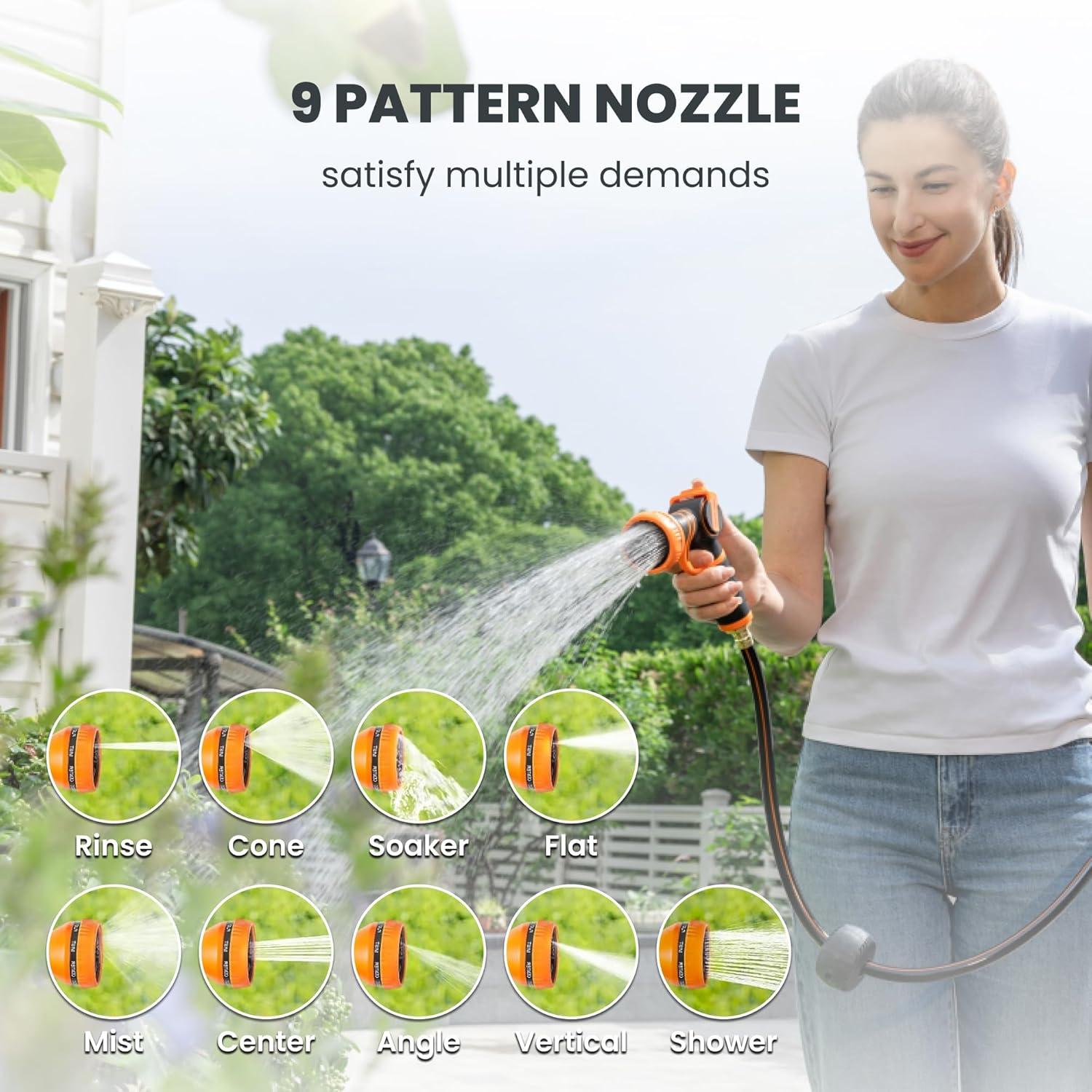 Carrete de Manguera Retráctil Giraffe Tools 23.77m Soporte Metal