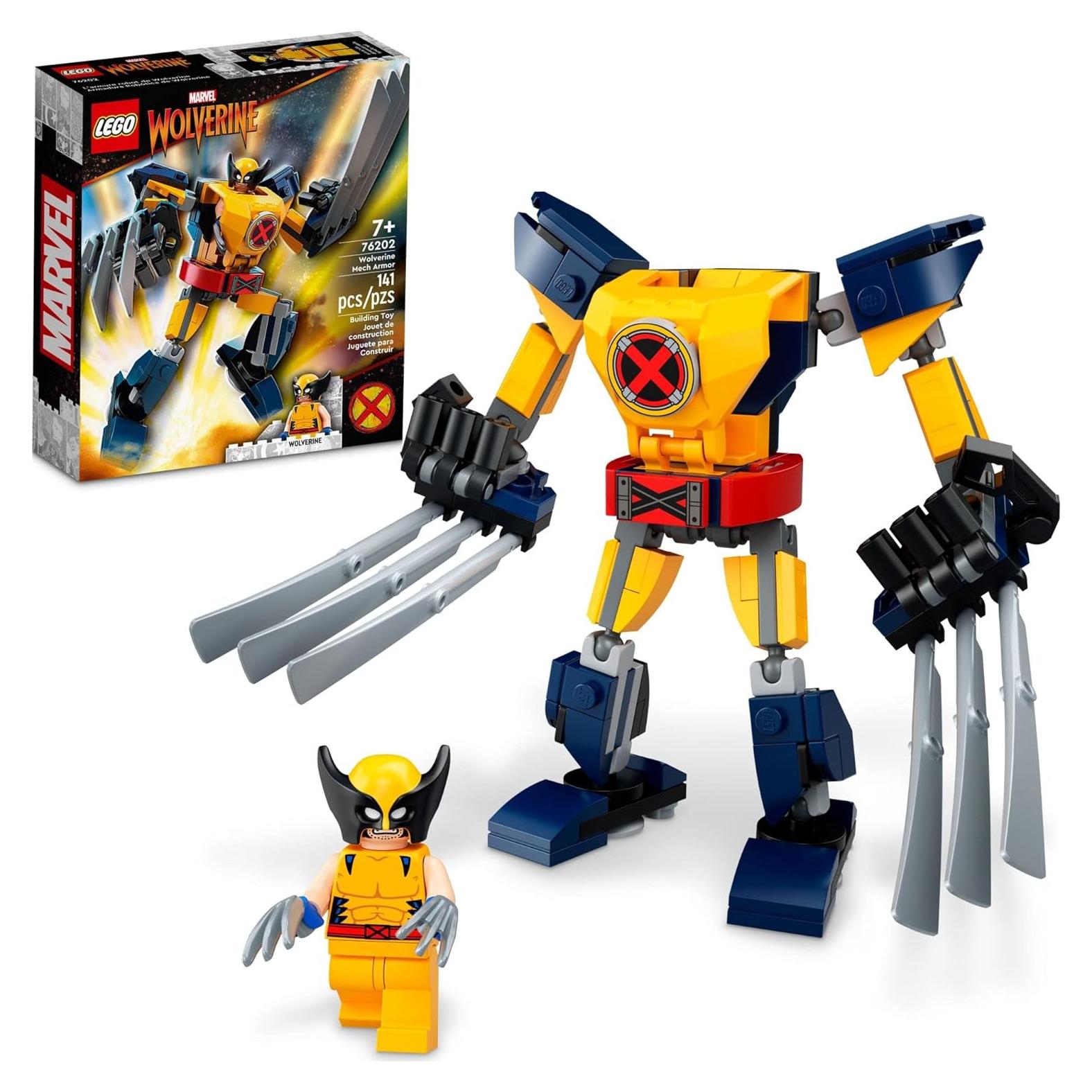 LEGO Marvel Mech Wolverine 76202 141 Piezas para 7 Años