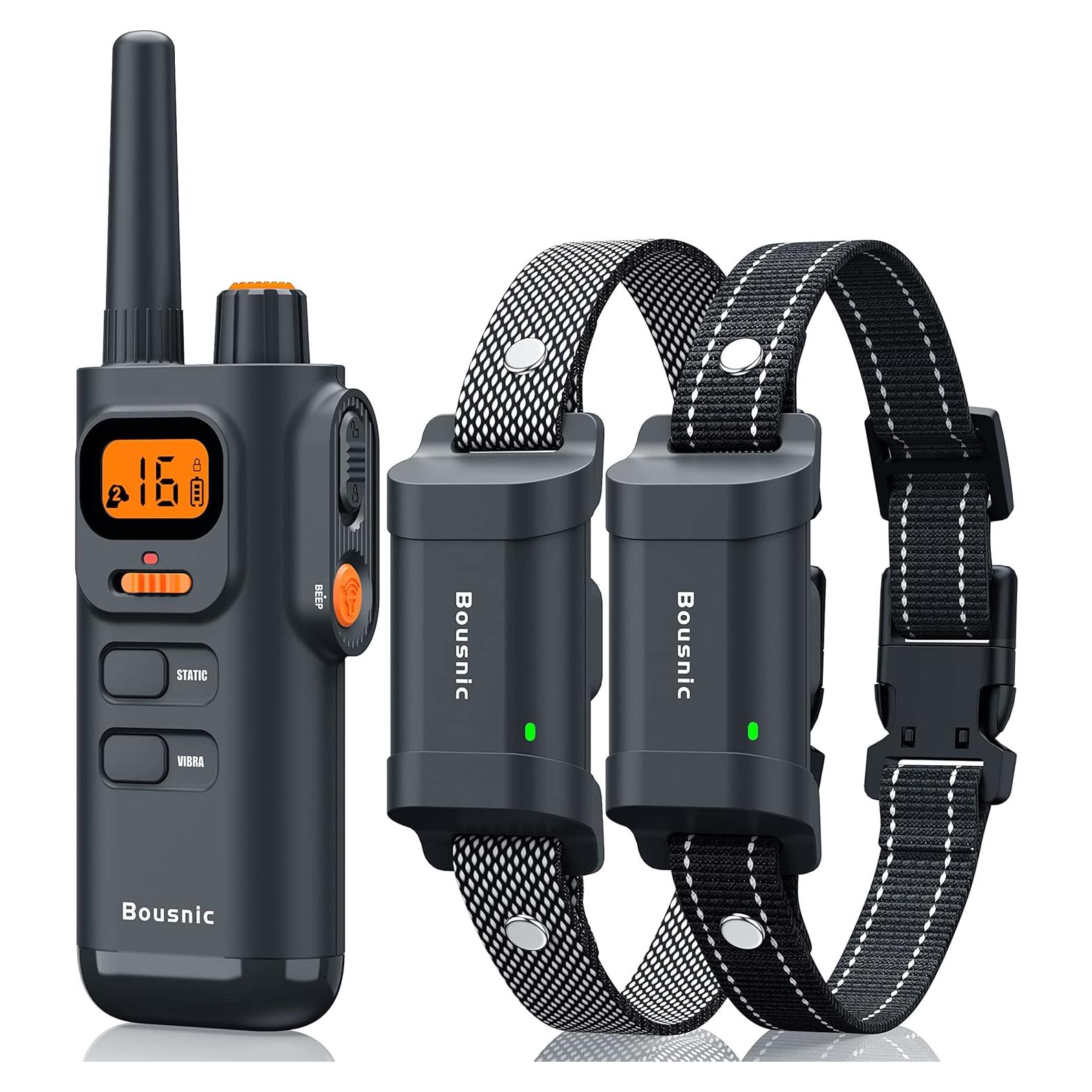 Collar de Entrenamiento Bousnic para Perros con Control Remoto