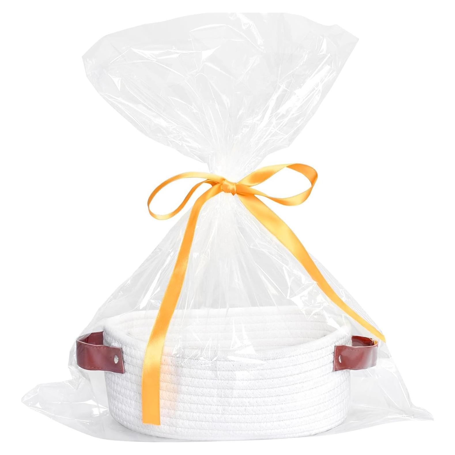 Cesta Pequeña ABenkle Ovalada de Algodón para Almacenamiento