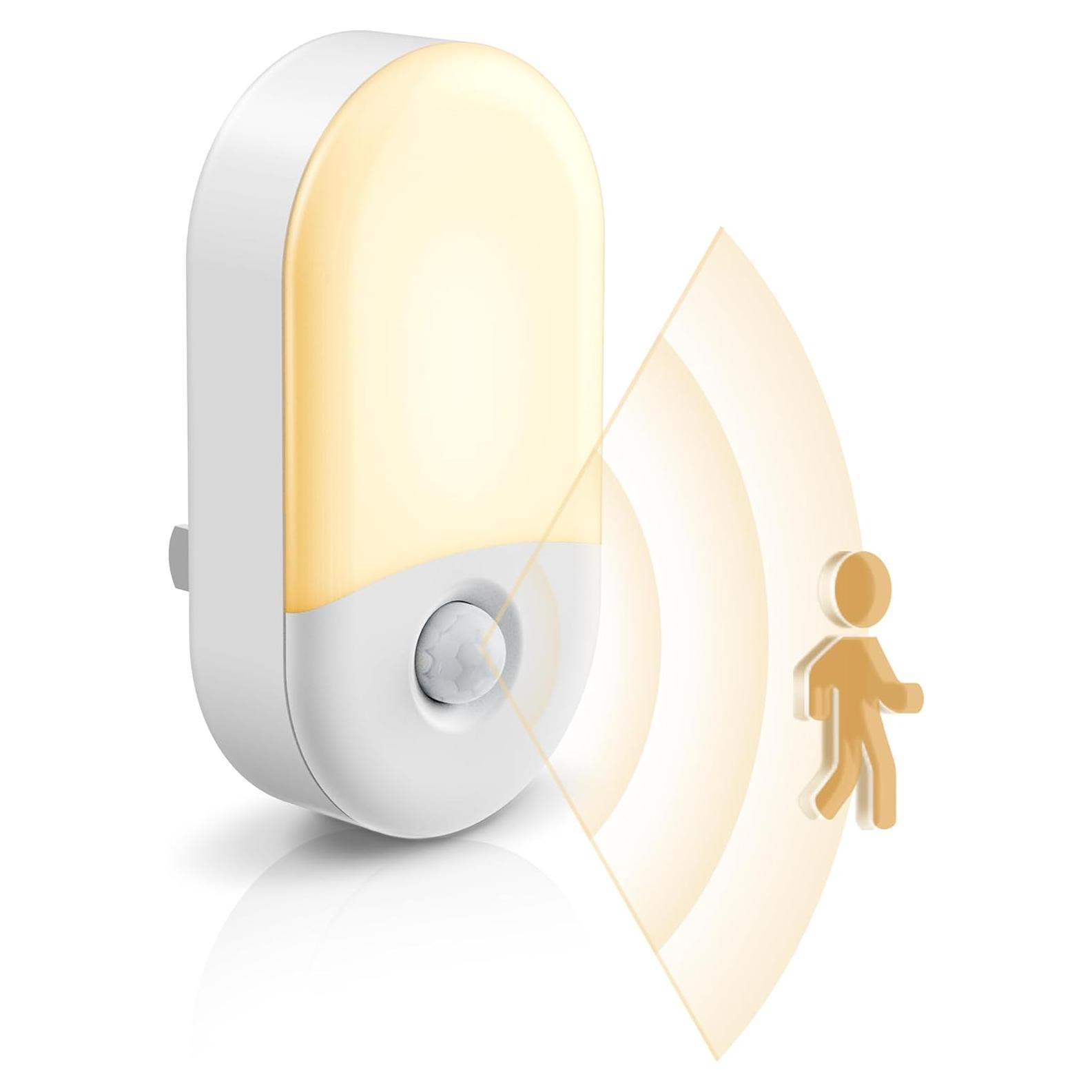 Luz Nocturna con Sensor de Movimiento LOHAS 2Pack 3000K