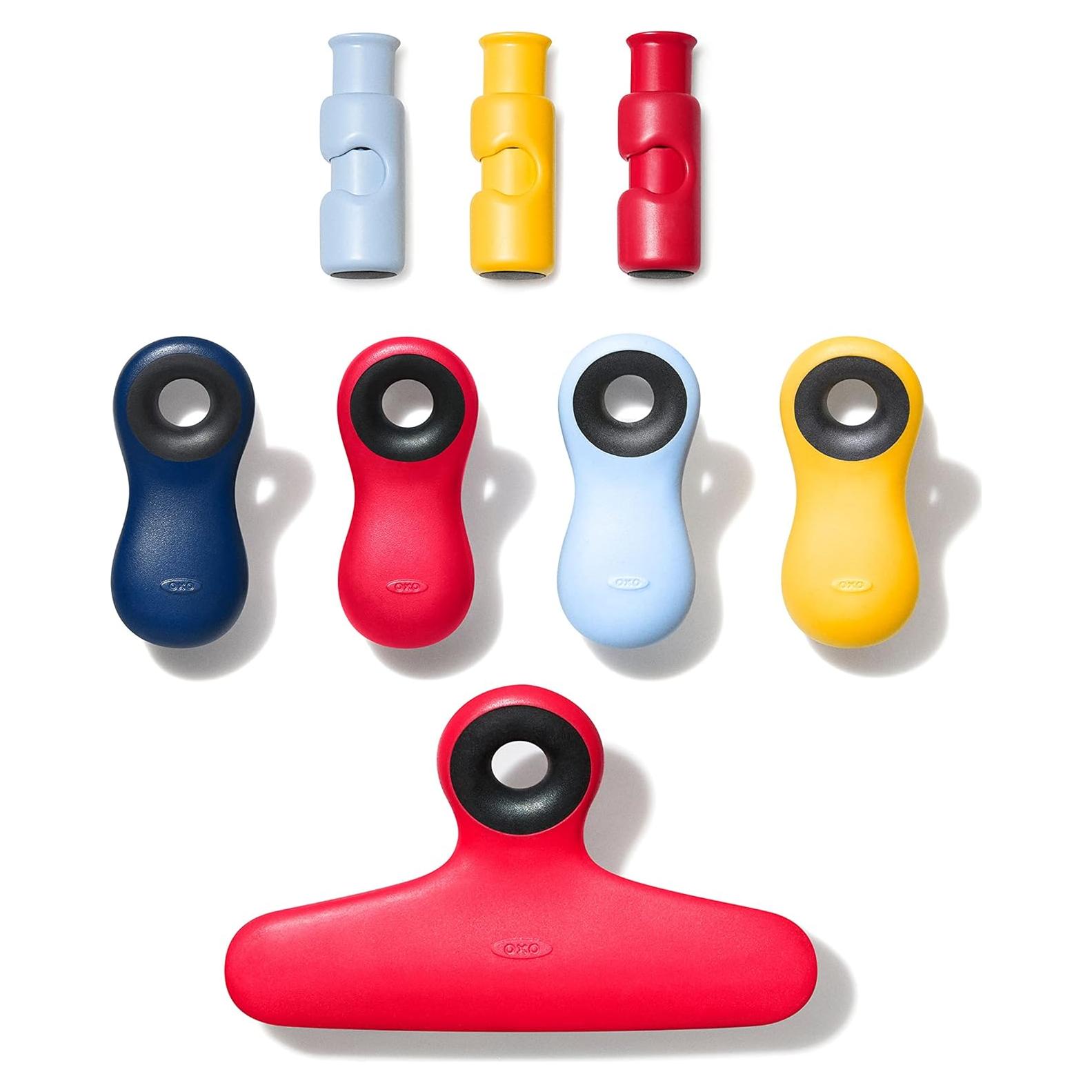 Set de Clips para Bolsas OXO Good Grips - 8 Piezas Variadas