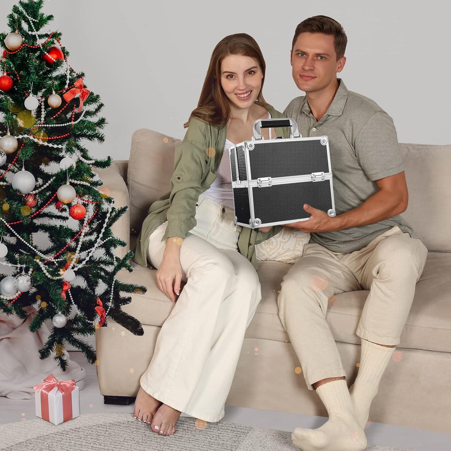 Estuche de Maquillaje Profesional Frenessa Negro 25x17.8x23.5cm