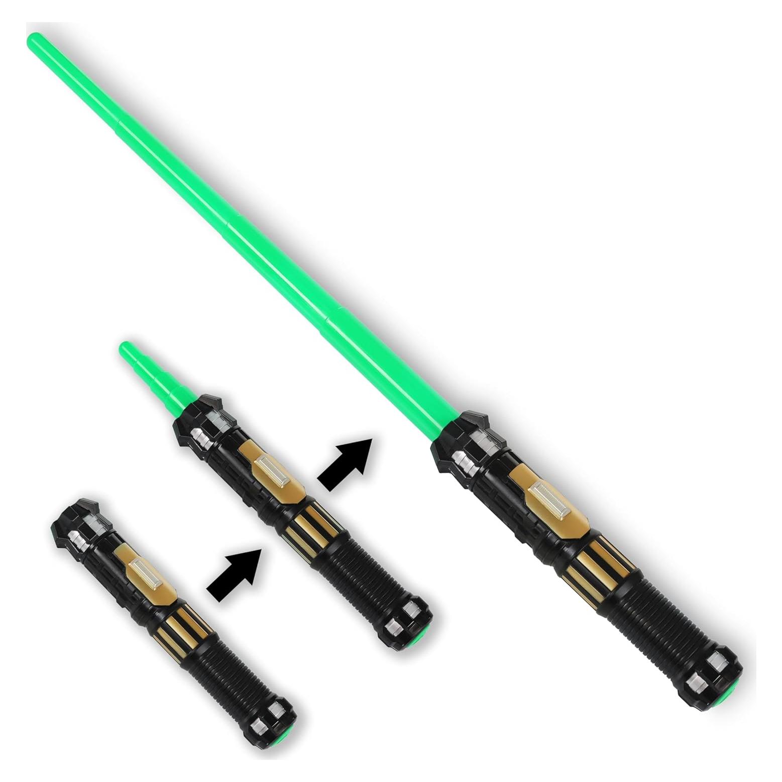 Sable Iluminado MewduMewdu Verde con Luz y Sonido