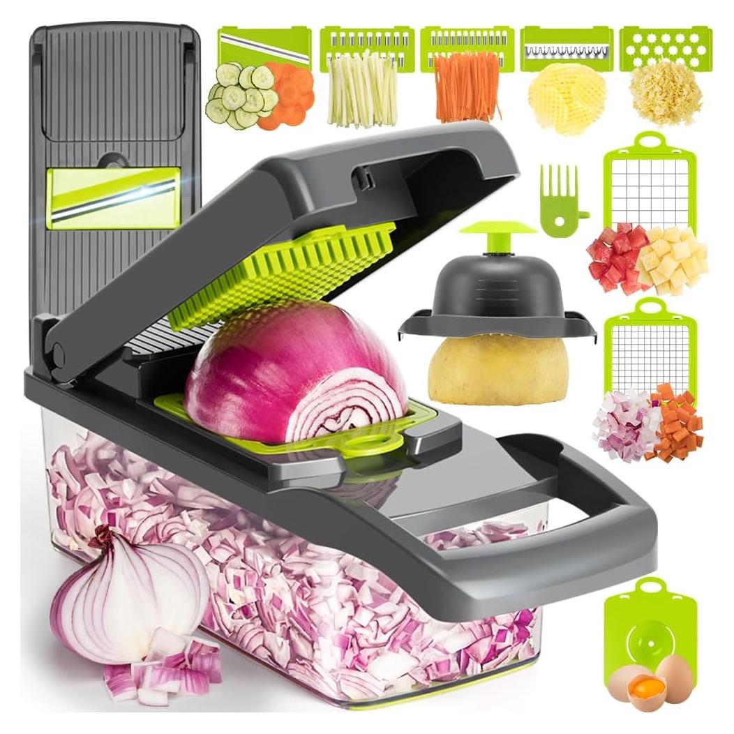 Picador de Verduras Multifuncional Badelite 12 en 1 Manual