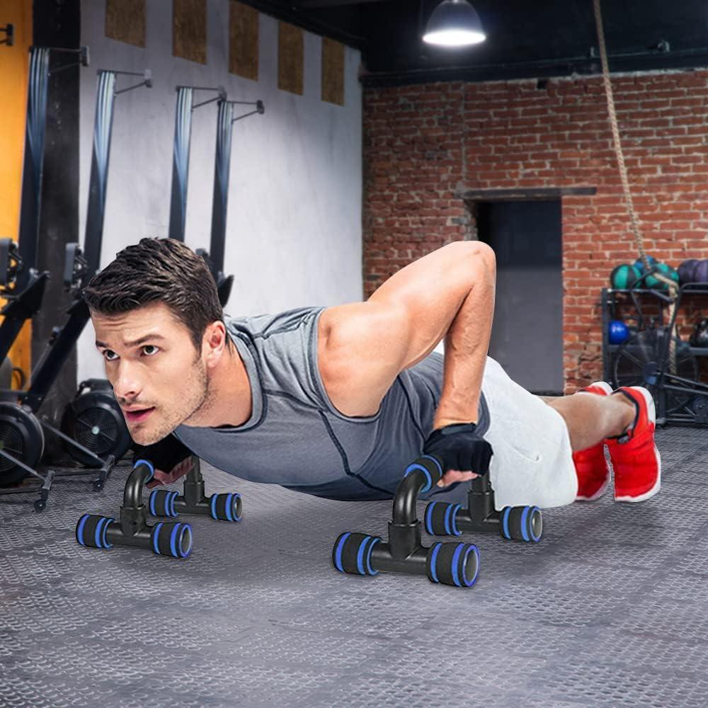 Tabla de Flexiones LangRay Plegable con Bandas de Resistencia