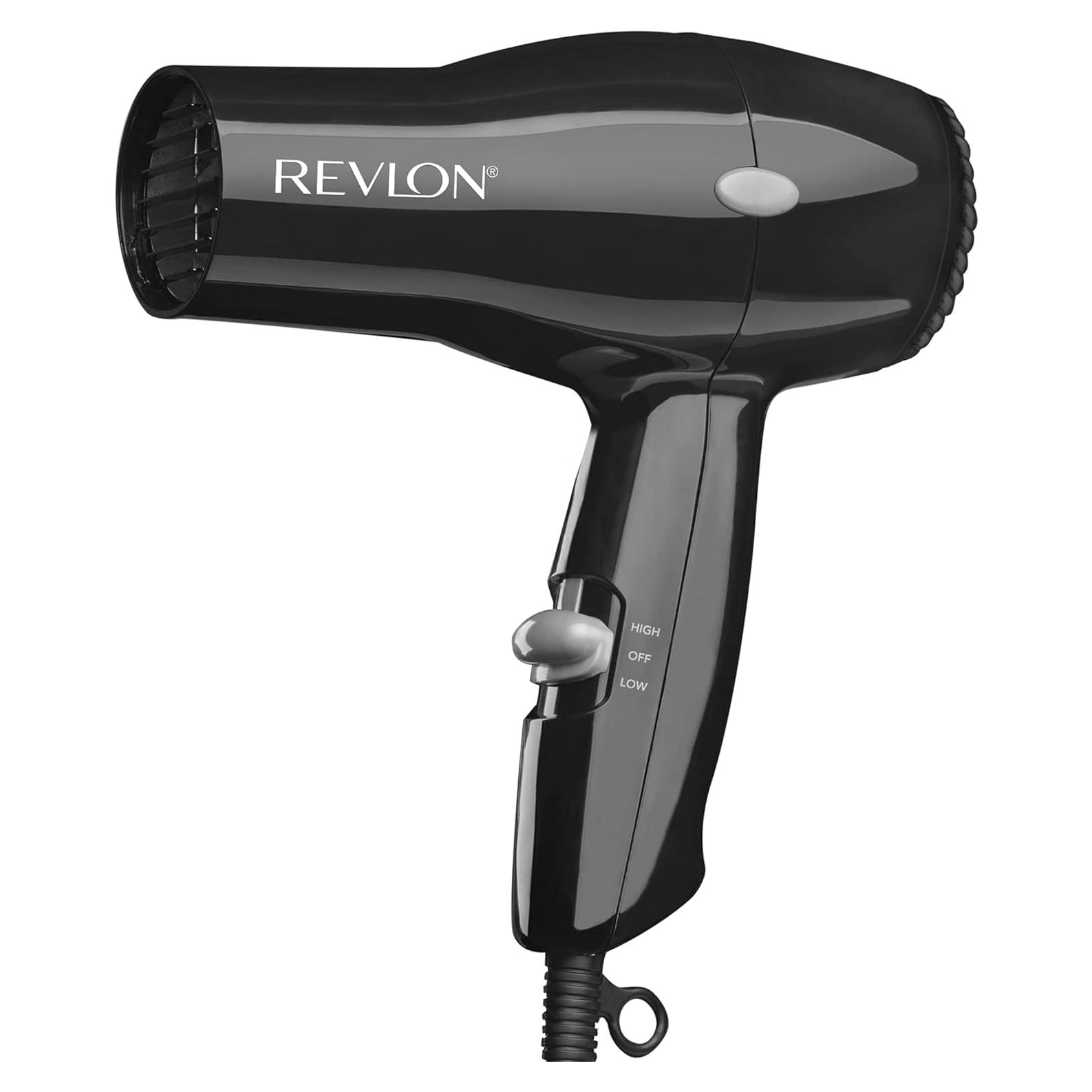 Secador de Pelo de Viaje REVLON 1875W Compacto Negro