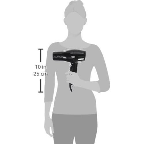 Secador de Pelo de Viaje REVLON 1875W Compacto Negro