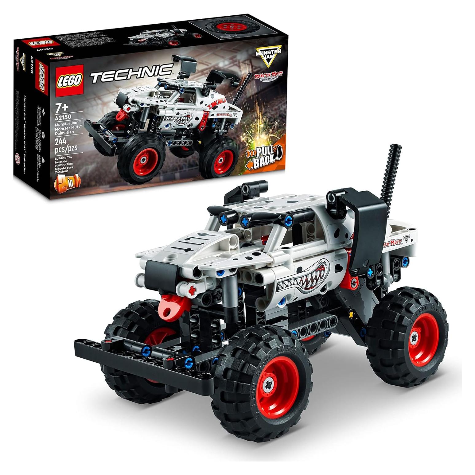 LEGO Technic Monster Jam Monster Mutt Dálmata 2 en 1 - Juguete 244 Piezas