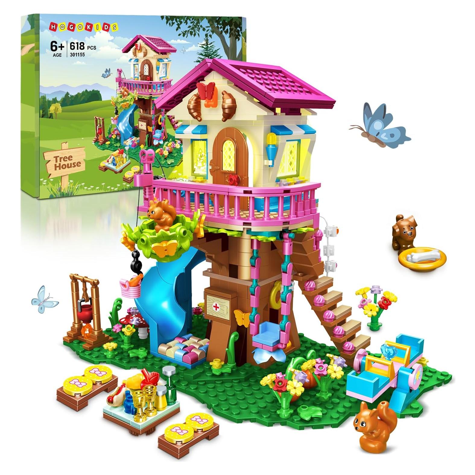 HOGOKIDS Juego de Construcción Casa en el Árbol 622 Piezas