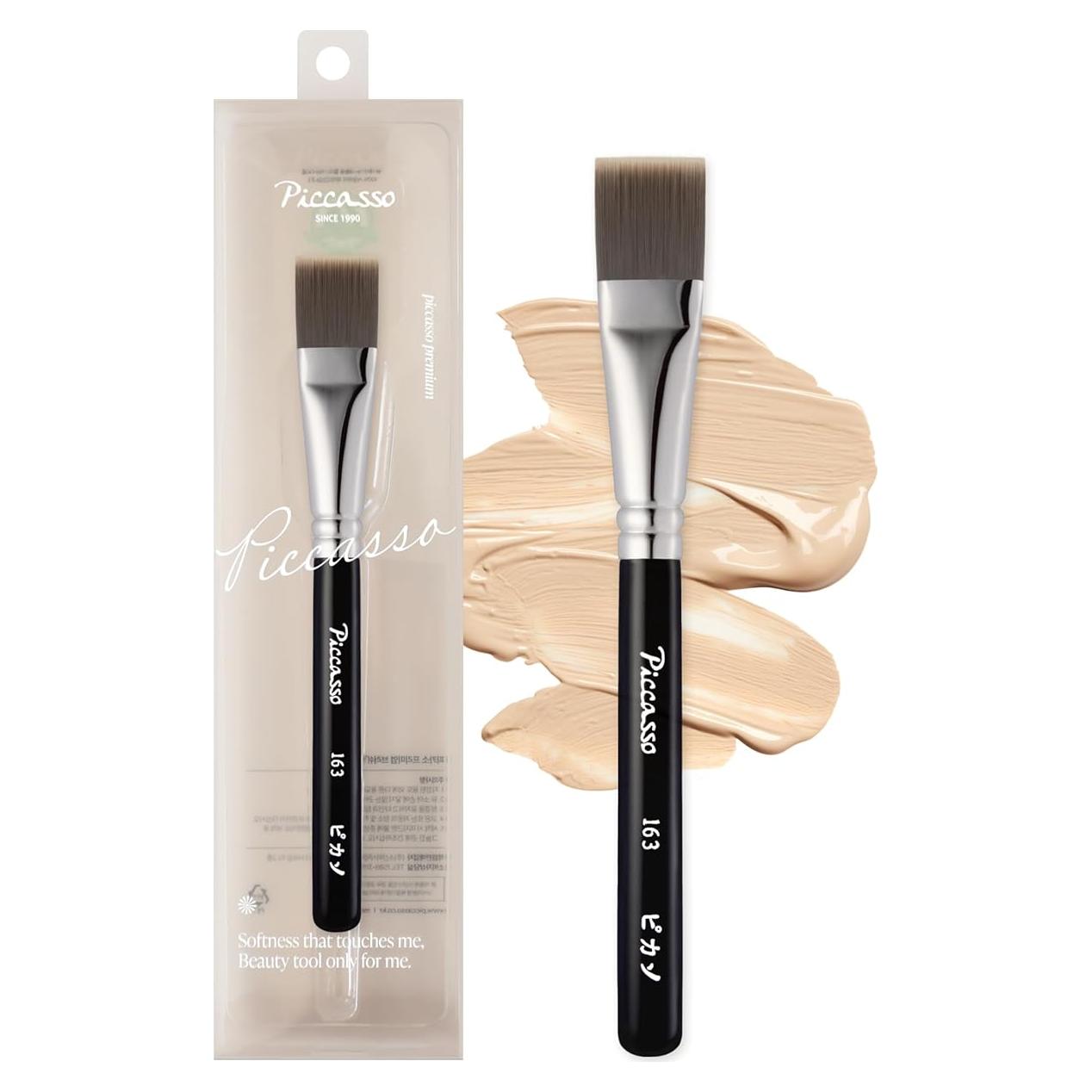 Pincel Piccasso 163 para Base Líquida - Cerdas Suaves y Densas