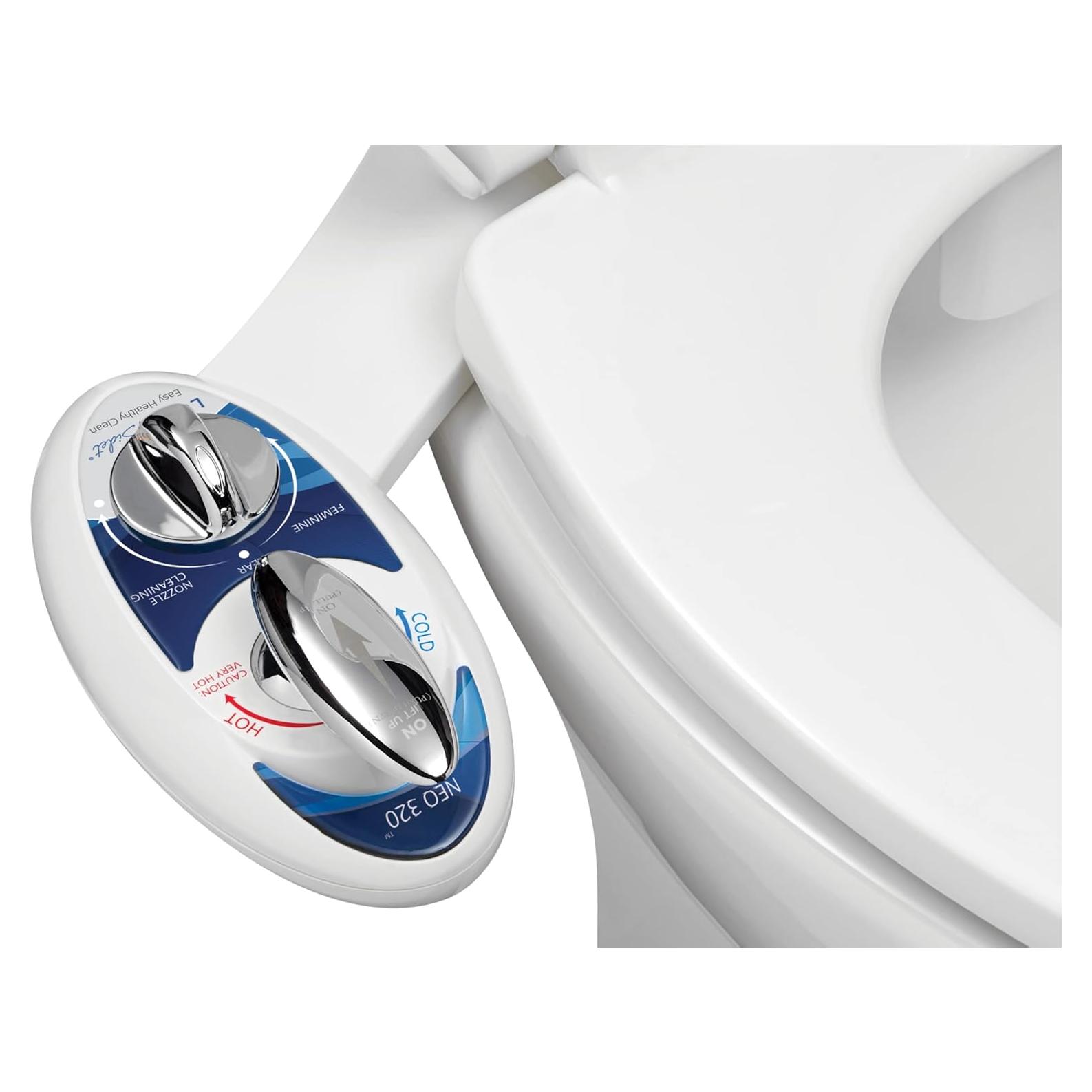 Bidet LUXE NEO 320 - Agua Caliente y Fría, Doble Boquilla