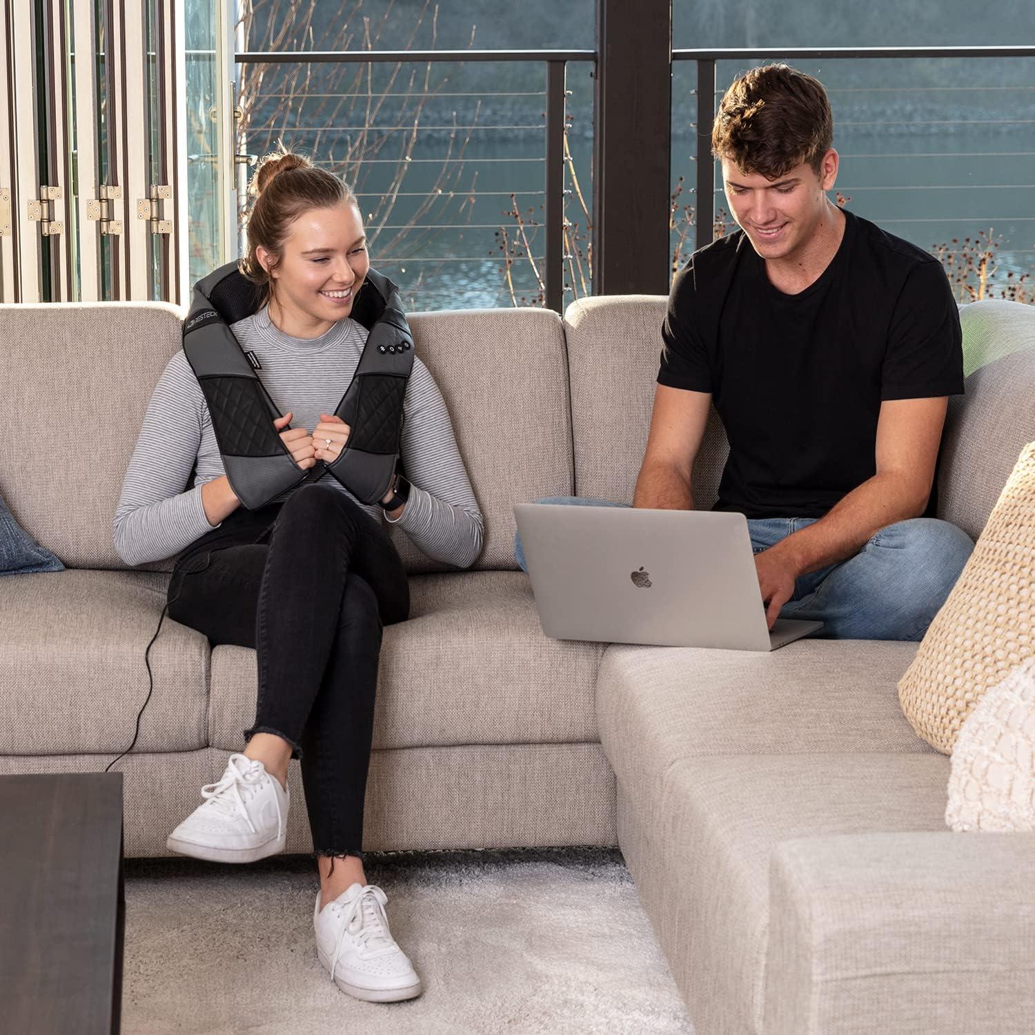 Masajeador Shiatsu RESTECK 3D con Calor - Alivio Muscular