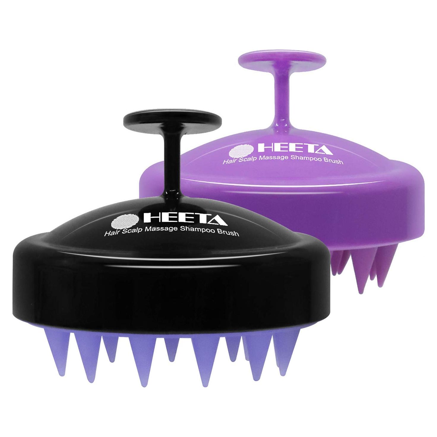 HEETA Cepillo Masajeador de Cuero Cabelludo 2 Piezas