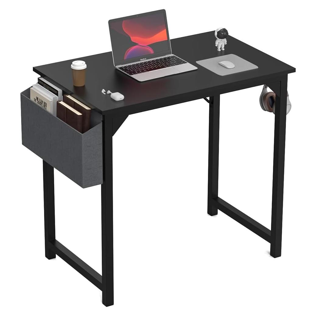 Escritorio DUMOS de Oficina Pequeño 81.28 cm Negro Moderno