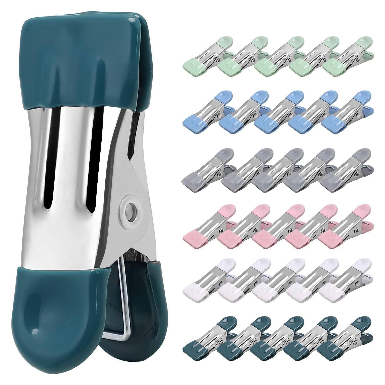 Pinzas de Ropa Cowdro 30 Piezas Acero Inoxidable 14 cm