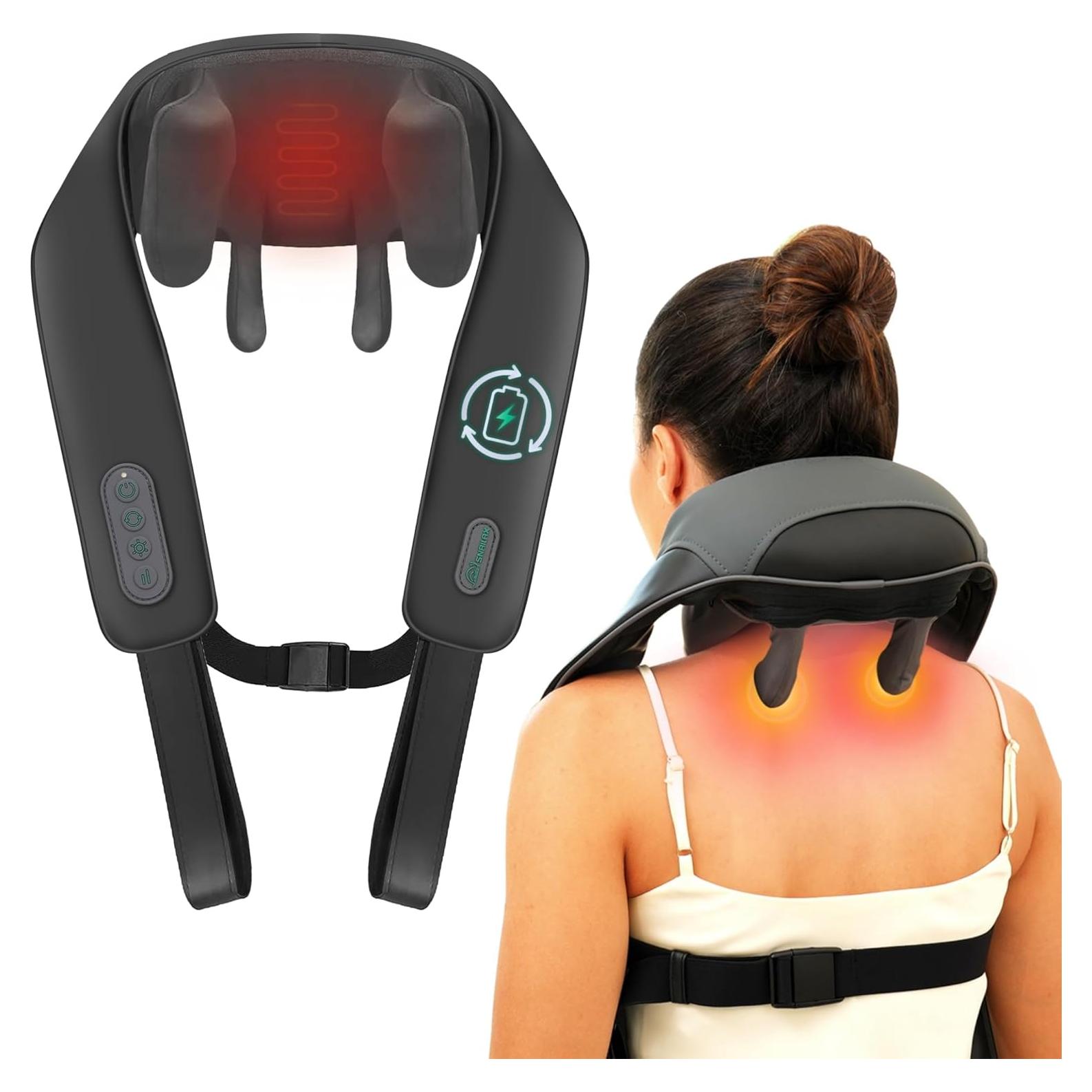 Masajeador Inalámbrico Snailax SL-681 con Calor 4D