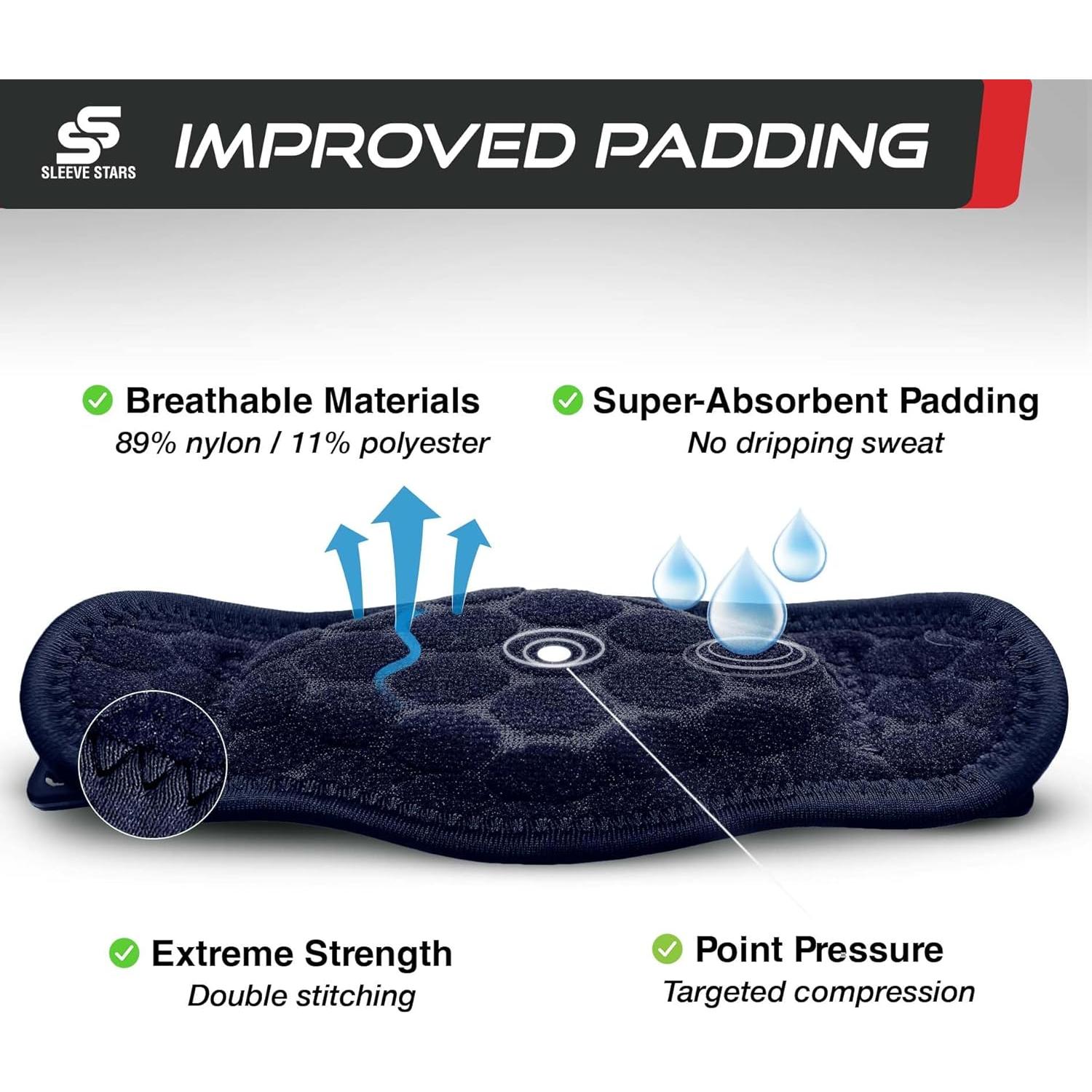 Faja de Soporte para Codo Sleeve Stars, Alivio Tendinitis