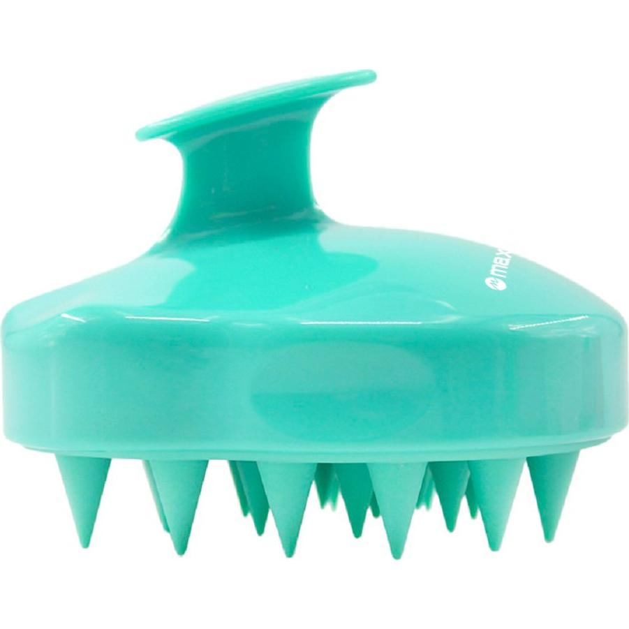 Cepillo Masajeador Cuero Cabelludo MAXSOFT Verde Claro