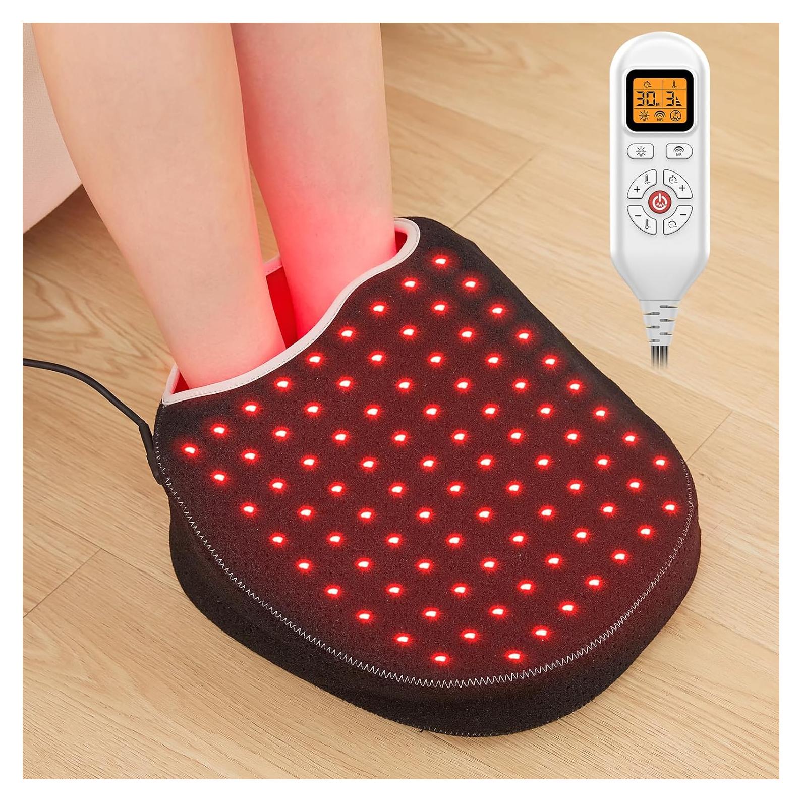 JOBYNA Dispositivo de Luz Infrarroja y Roja para Pies 850nm 660nm