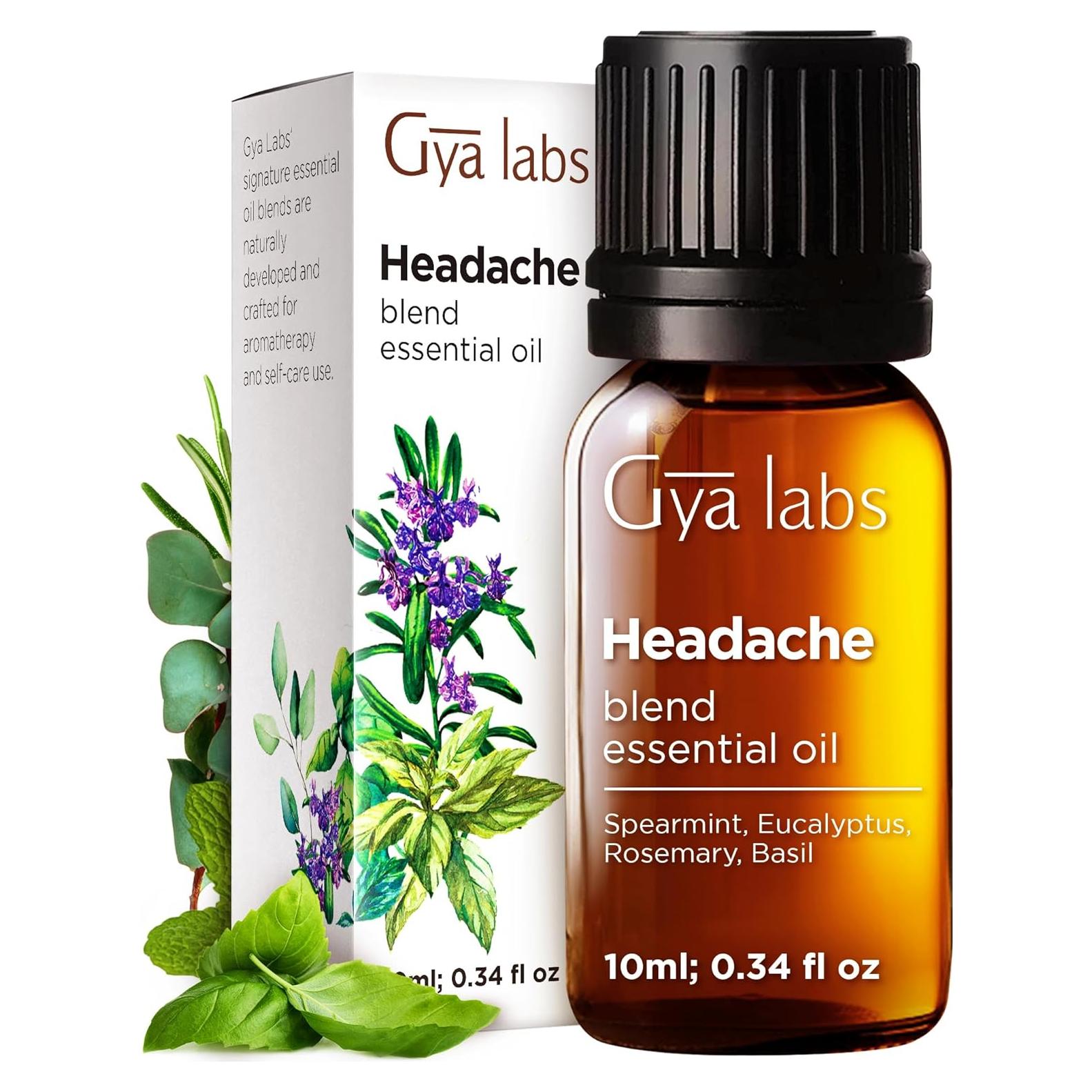 Mezcla de Aceite Esencial para Dolores de Cabeza Gya Labs 10ml