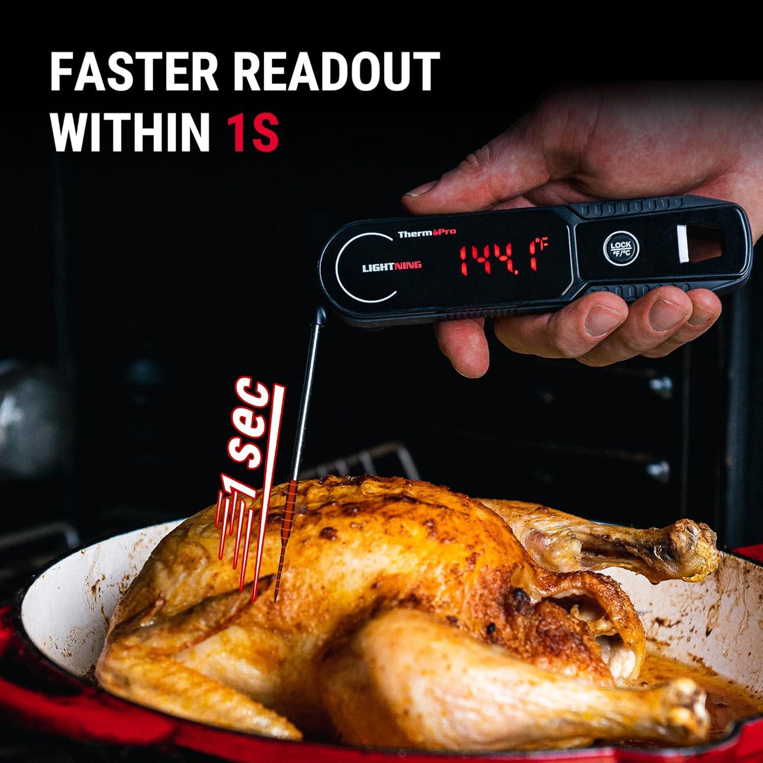 Termómetro de Carne ThermoPro TP622 Digital Rápido 1s