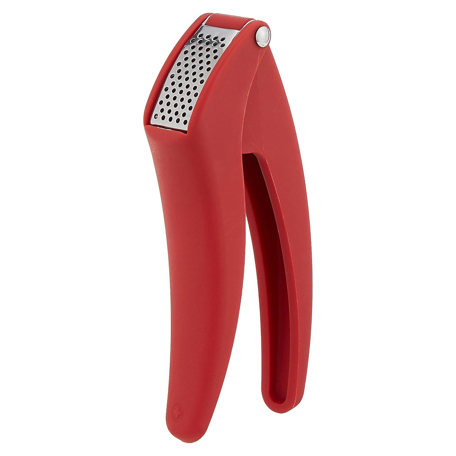Prensa de Ajo Kuhn Rikon 17.78 cm Rojo Acero Inoxidable