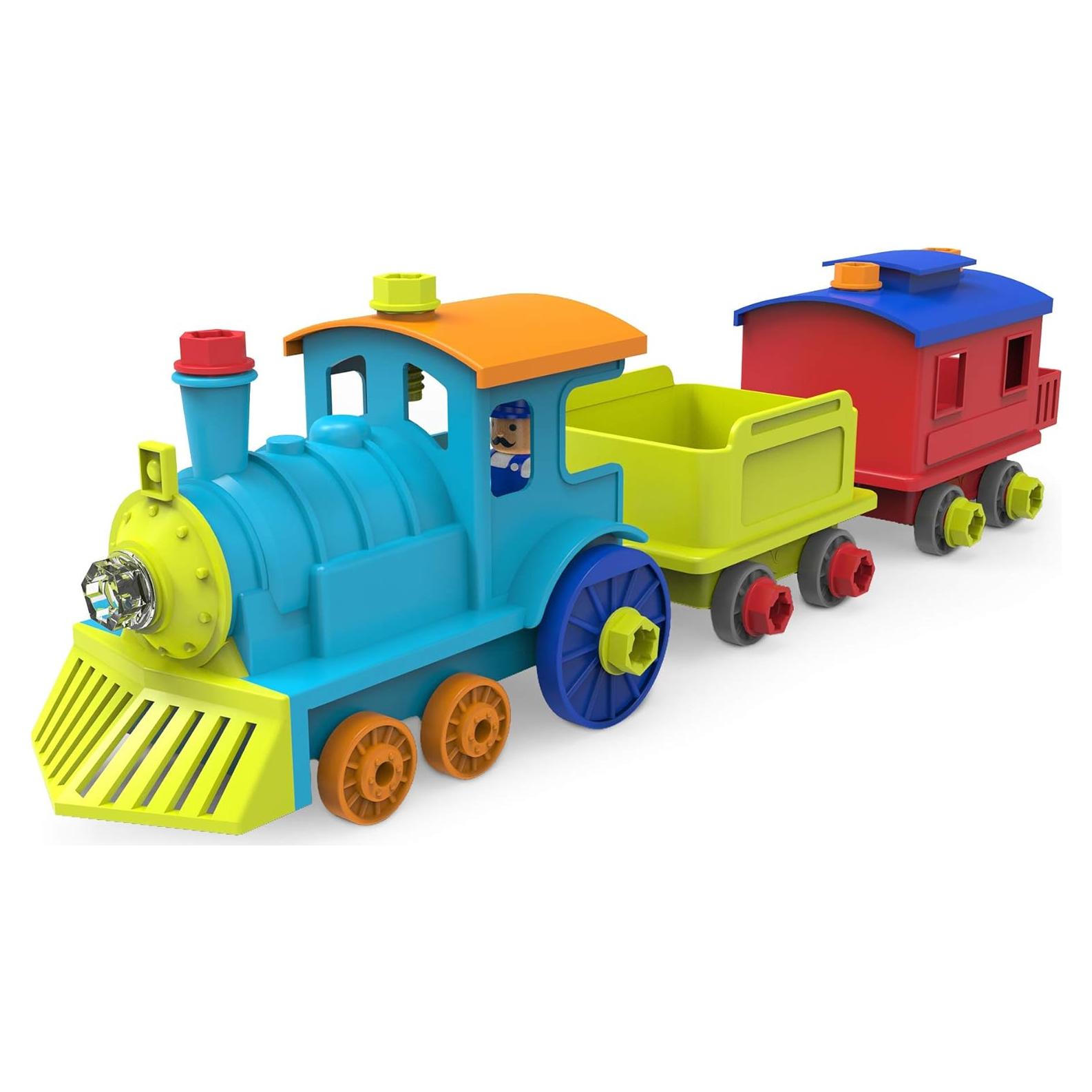 Tren Desarmable Educational Insights con Taladro Eléctrico