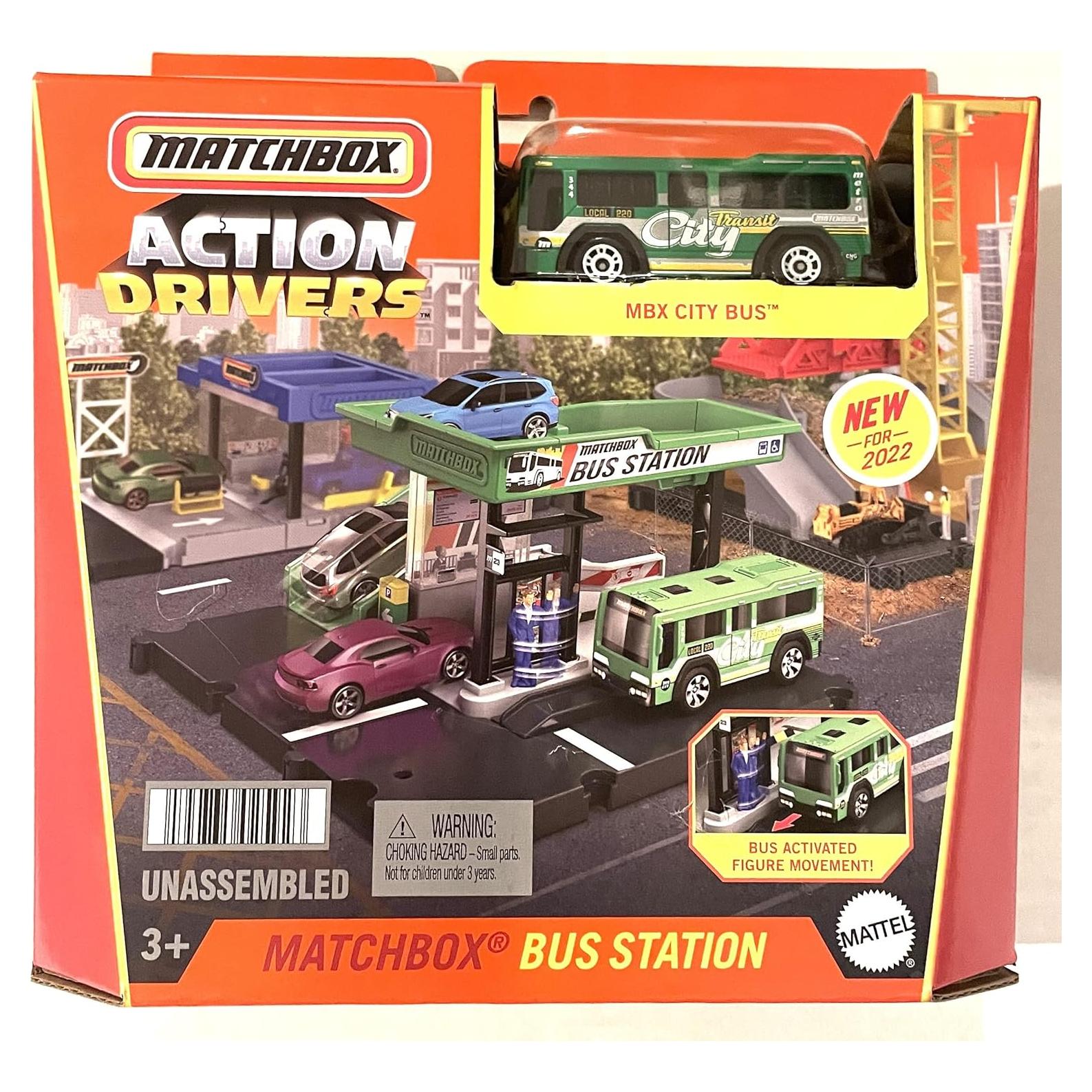 Matchbox Estación de Autobuses Autobús Ciudad MBX 2022