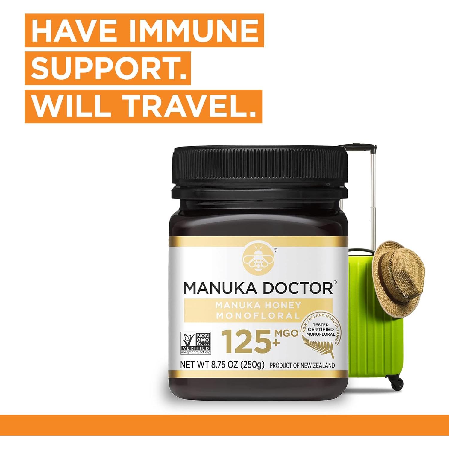 Miel de Manuka Monofloral Manuka Doctor MGO 125+ 247.5g