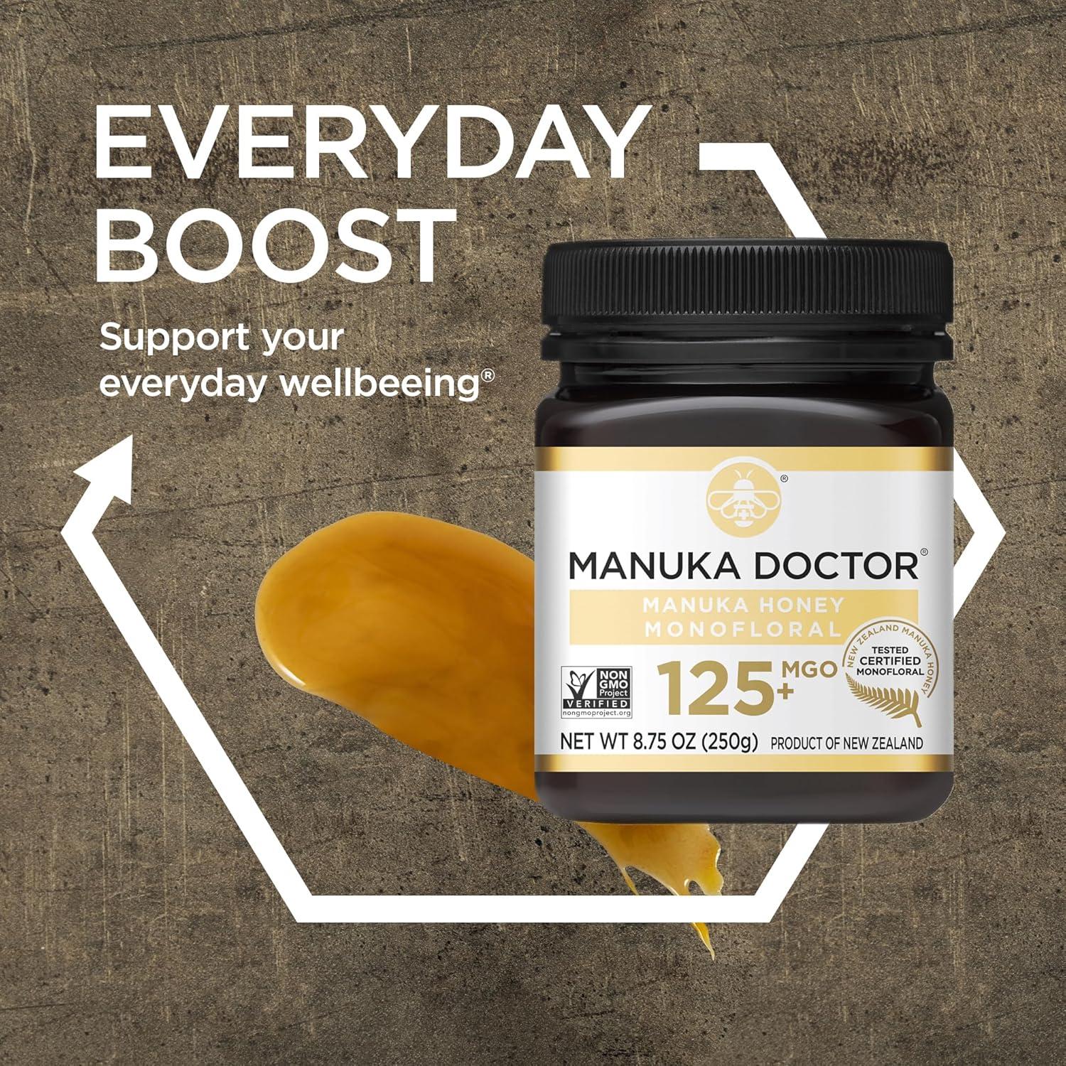 Miel de Manuka Monofloral Manuka Doctor MGO 125+ 247.5g