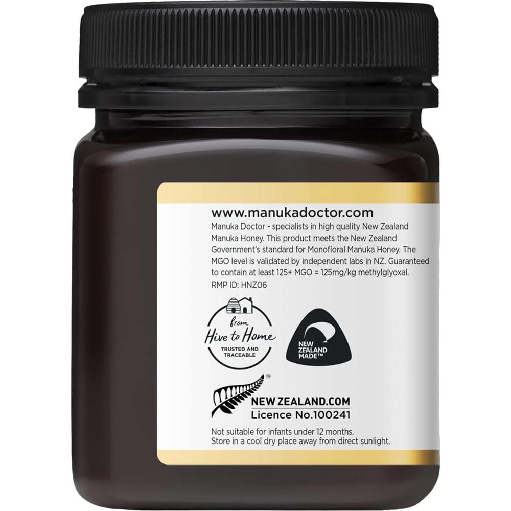 Miel de Manuka Monofloral Manuka Doctor MGO 125+ 247.5g