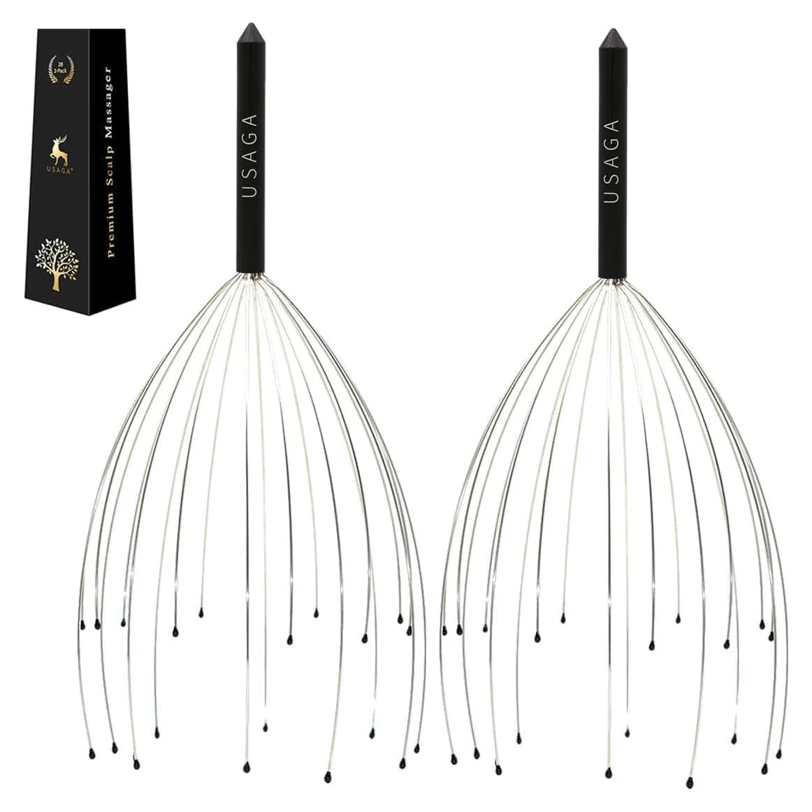 Masajeador de Cabeza USAGA 20 Puntas para Relajación