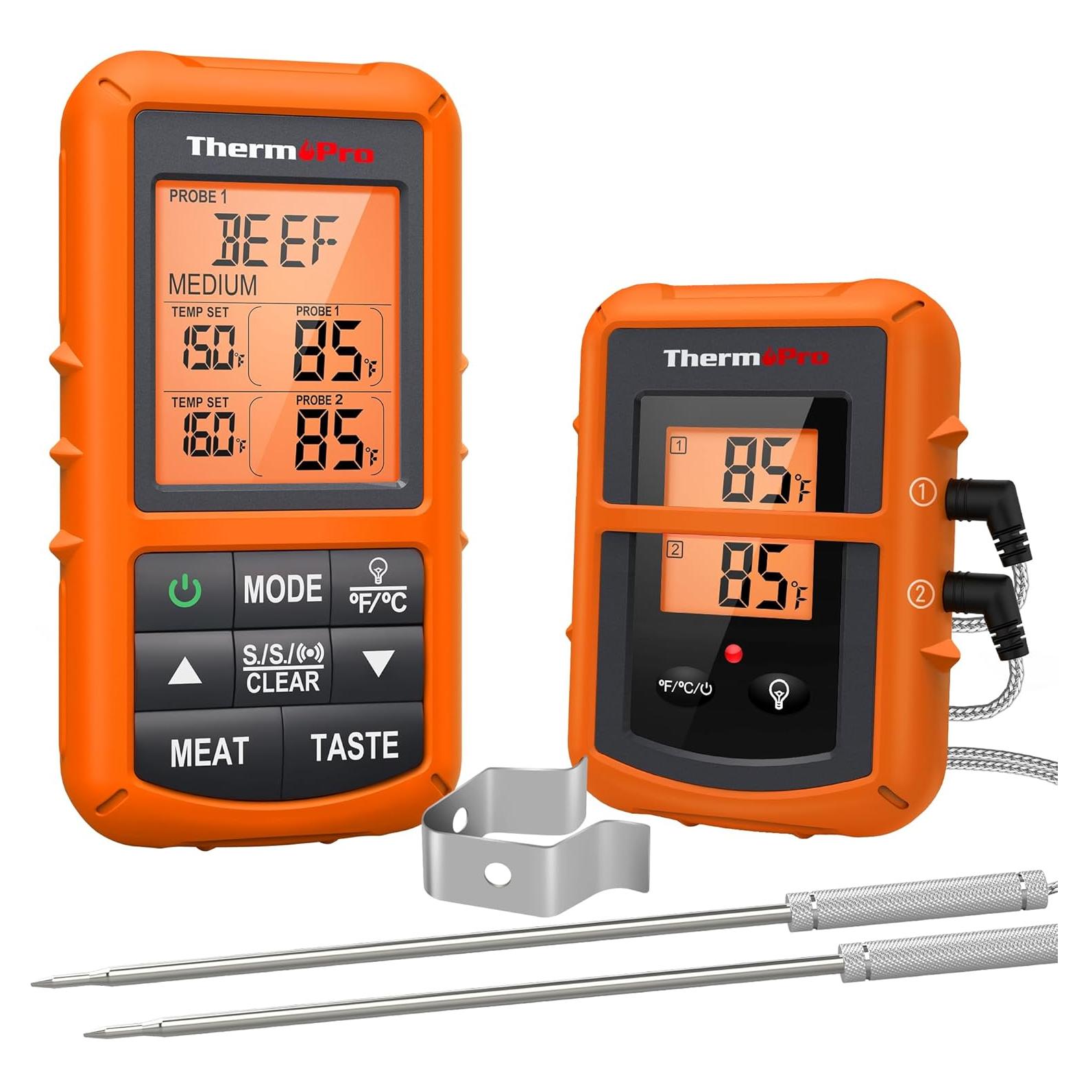 Termómetro de Carne Inalámbrico ThermoPro TP20 Doble Sonda