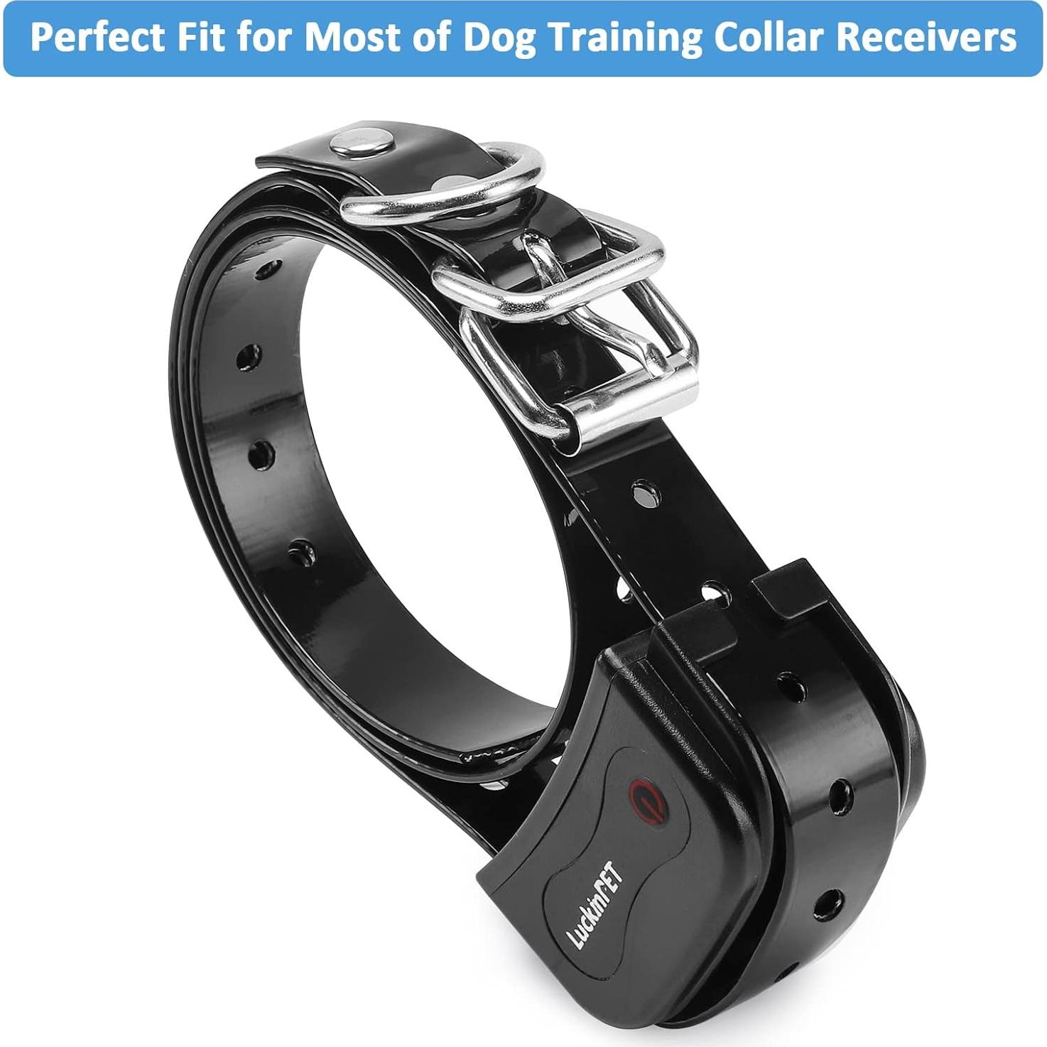 Correa de perro impermeable LuckinPET 1.9 cm x 71.1 cm ajustable