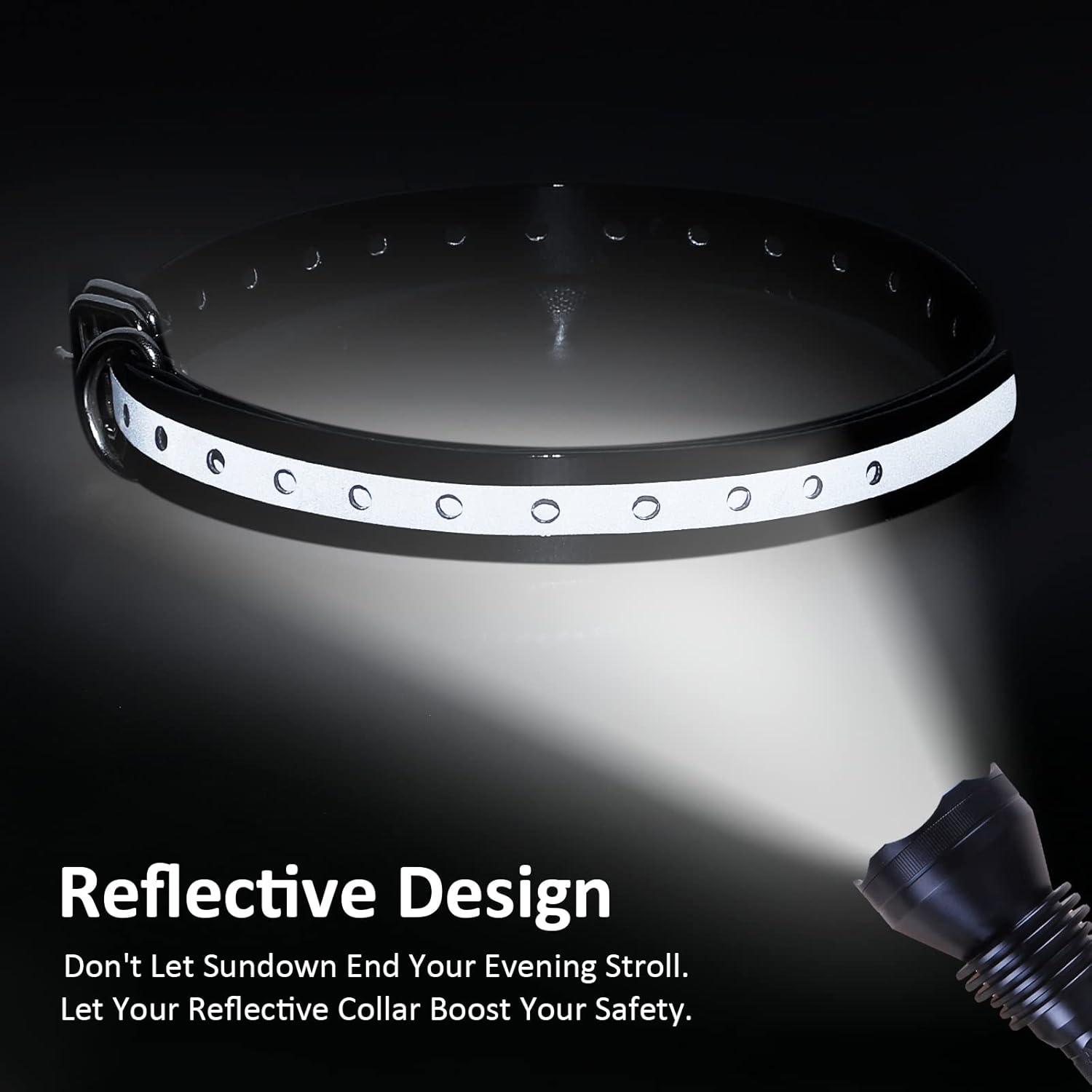 Correa de perro impermeable LuckinPET 1.9 cm x 71.1 cm ajustable