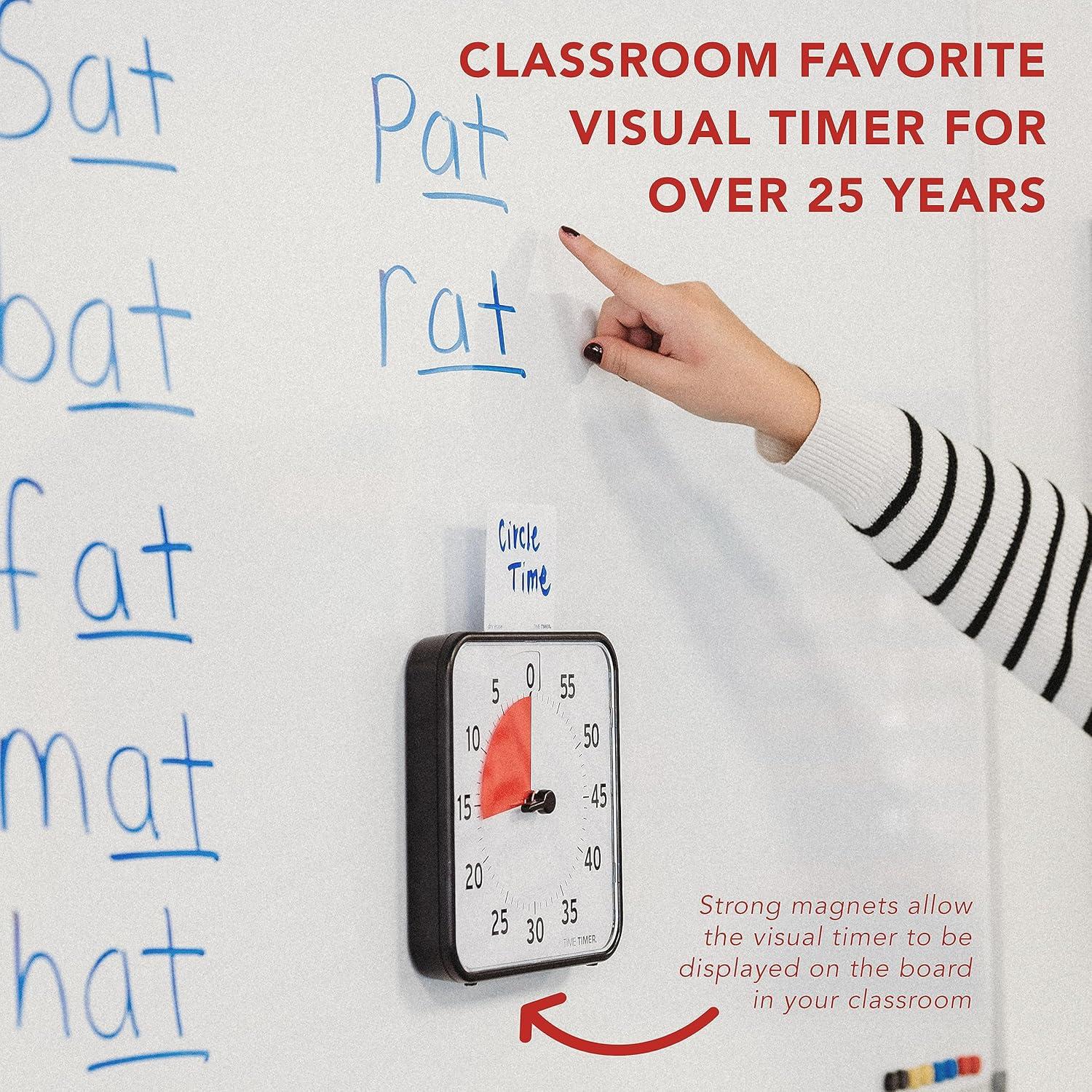 Temporizador Visual Time Timer 8" - Reloj de Cuenta Regresiva 60 Minutos