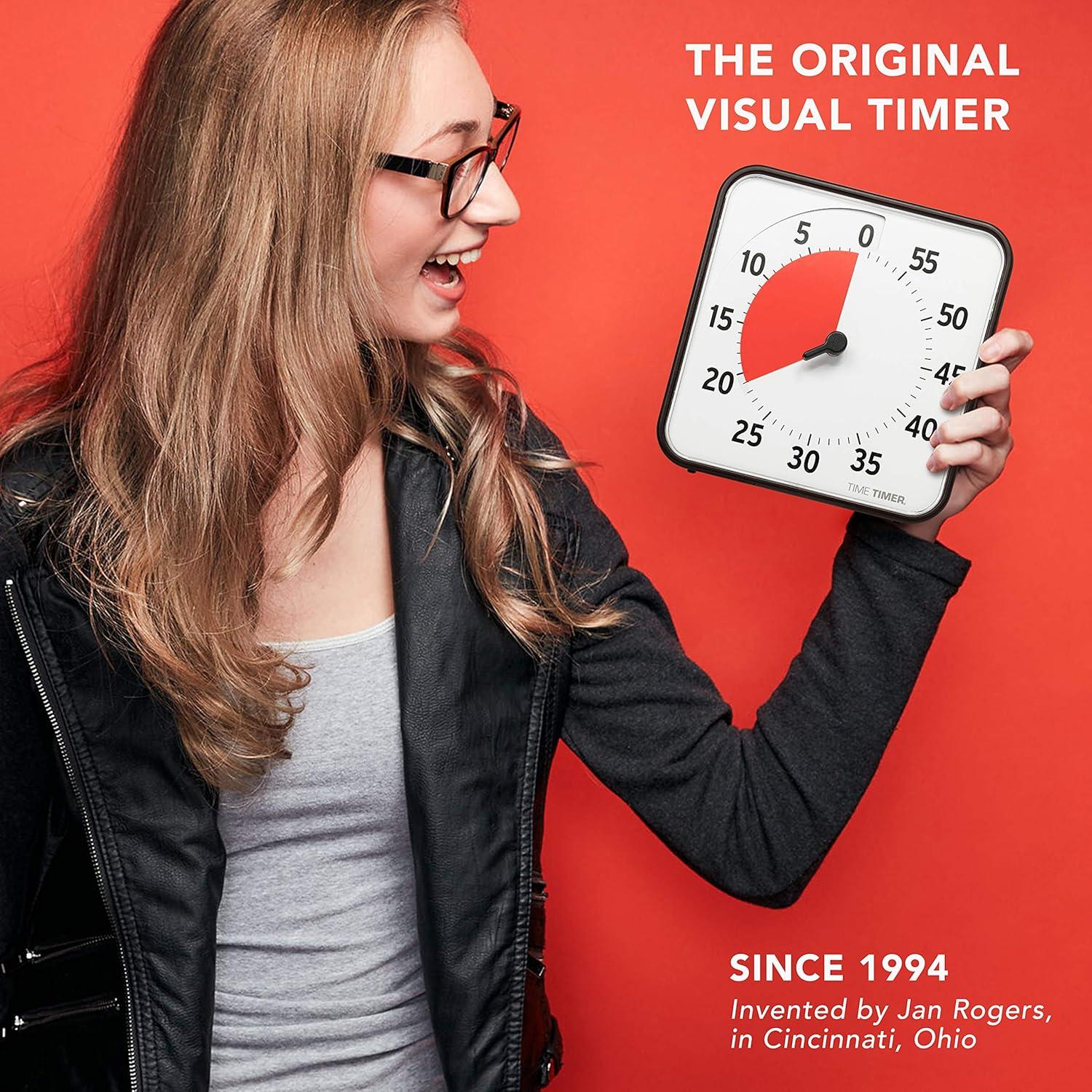 Temporizador Visual Time Timer 8" - Reloj de Cuenta Regresiva 60 Minutos